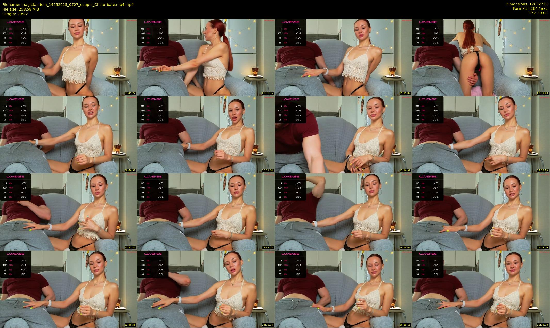 magictandem — 30 minute Chaturbate couple cam show recording, 720p, May 14, 2025