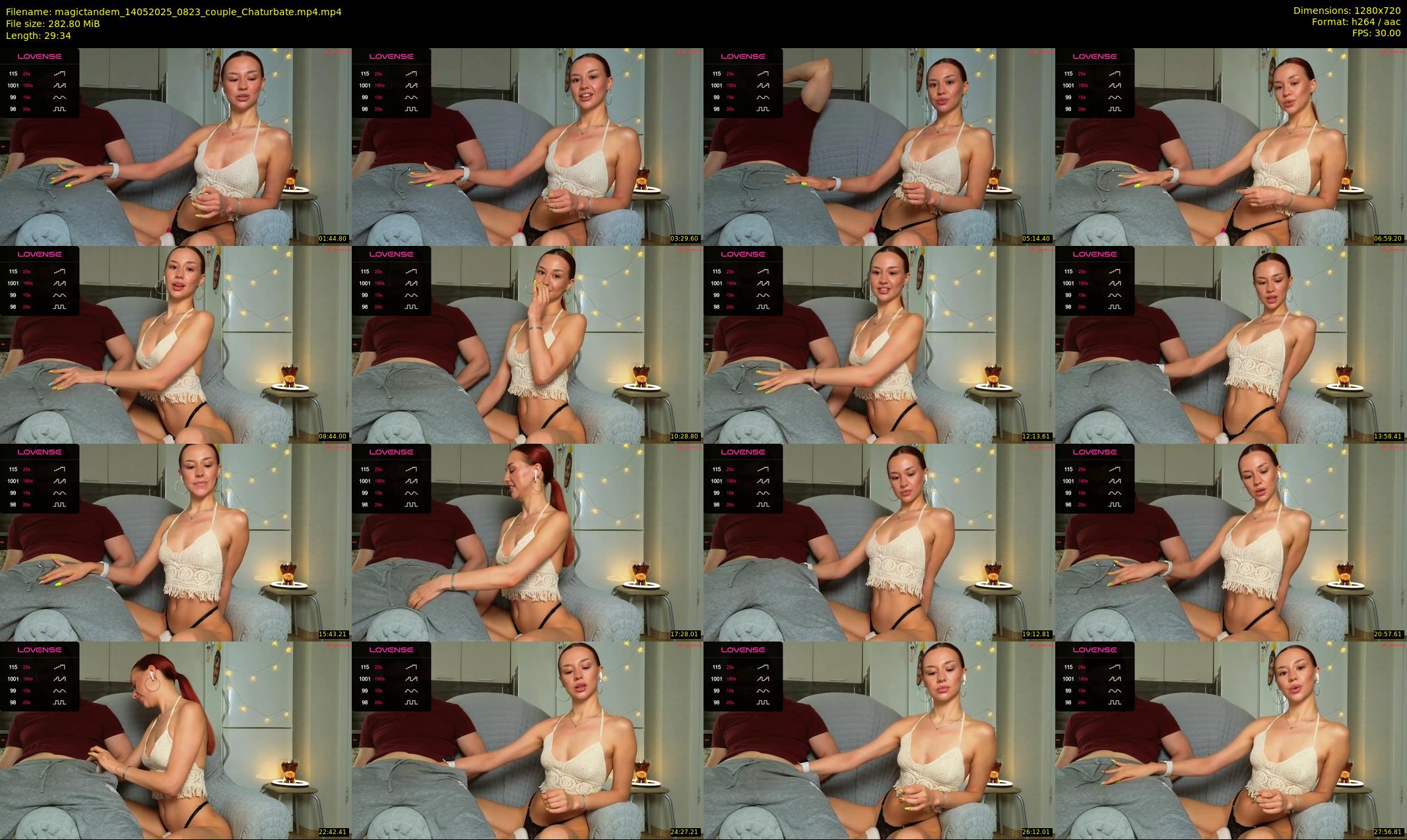 magictandem — 30 minute Chaturbate couple cam show recording, 720p, May 14, 2025