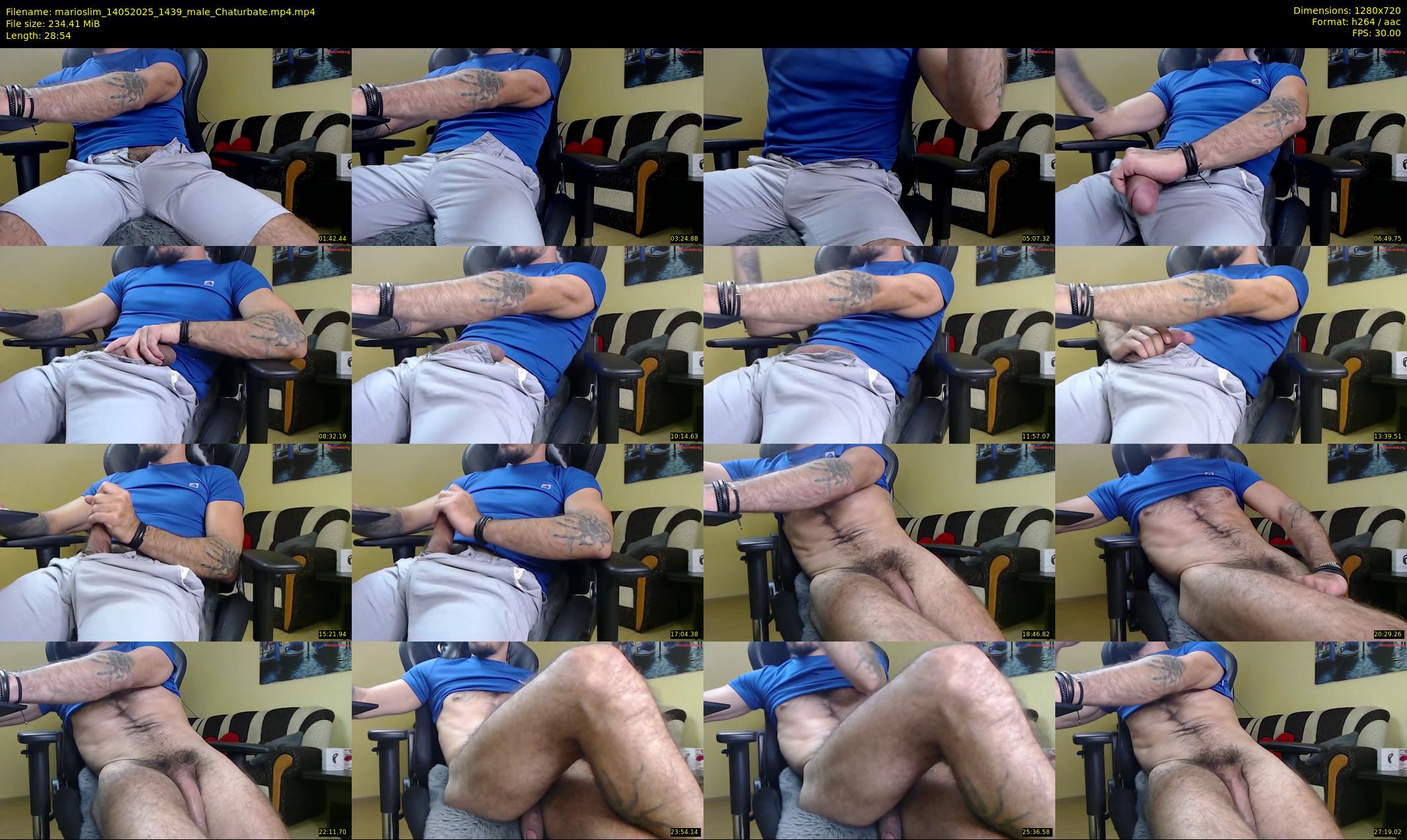marioslim — 29 minute Chaturbate male cam show recording, 720p, May 14, 2025