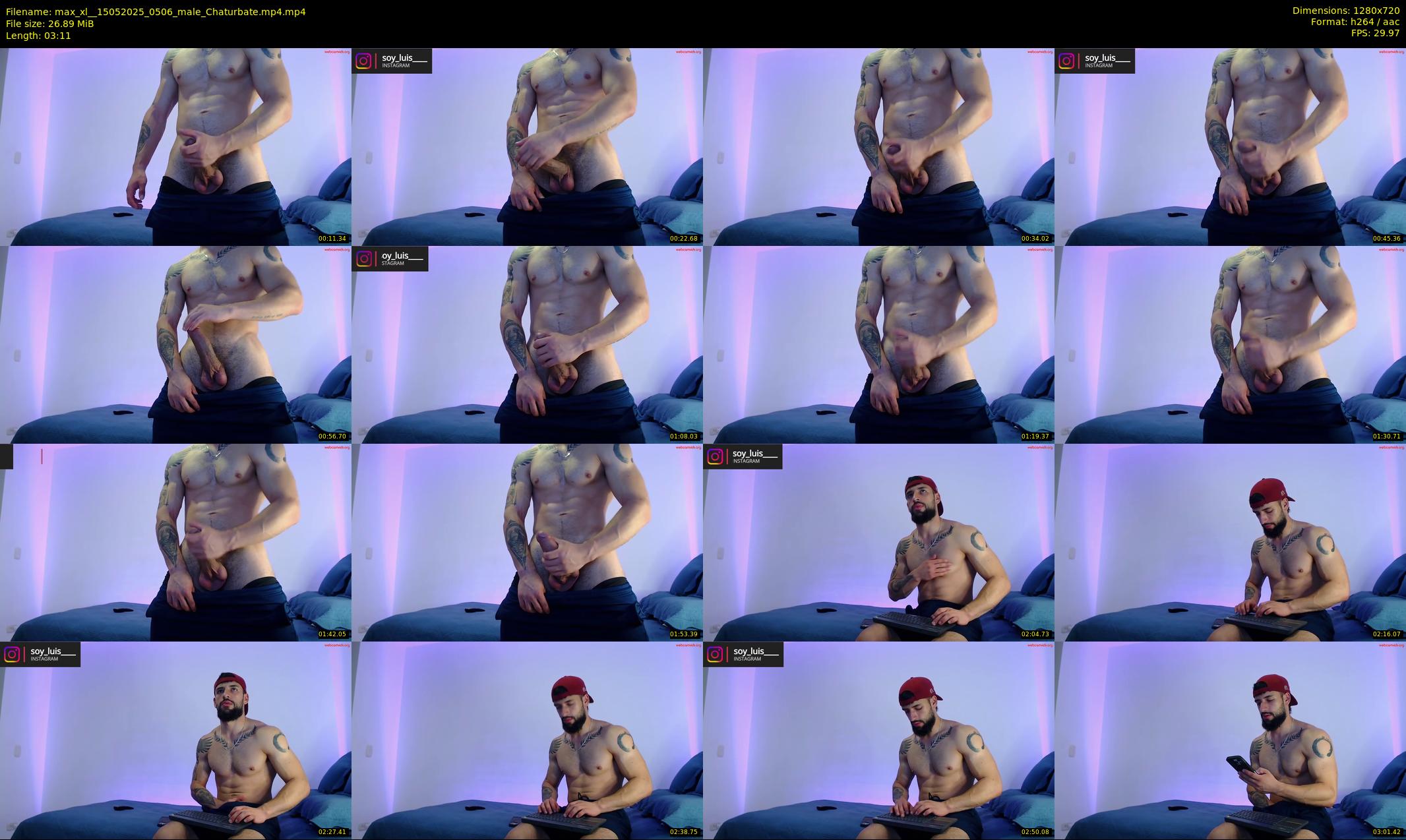max_xl_ — 4 minute Chaturbate male cam show recording, 720p, May 15, 2025