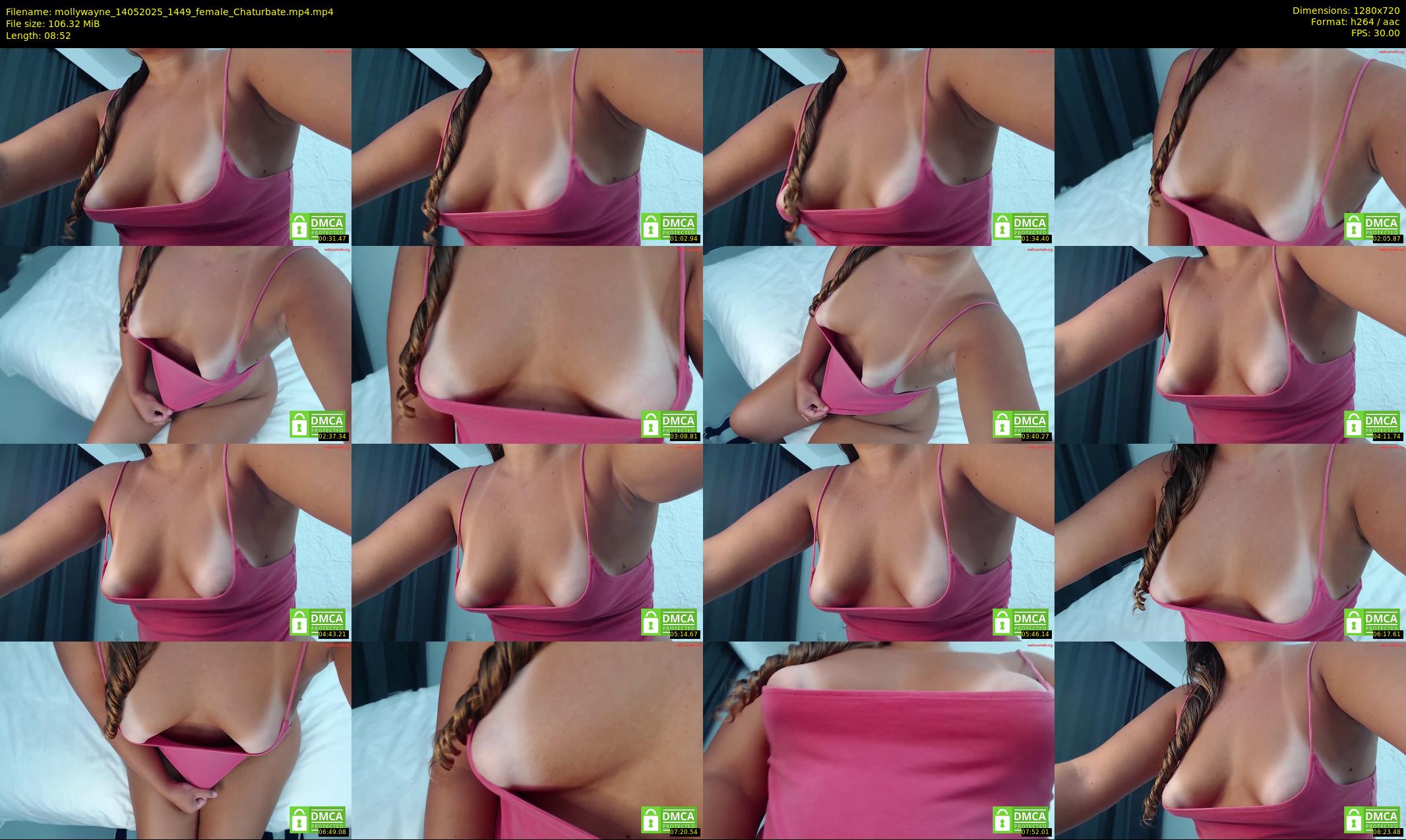 mollywayne — 9 minute Chaturbate female cam show recording, 720p, May 14, 2025