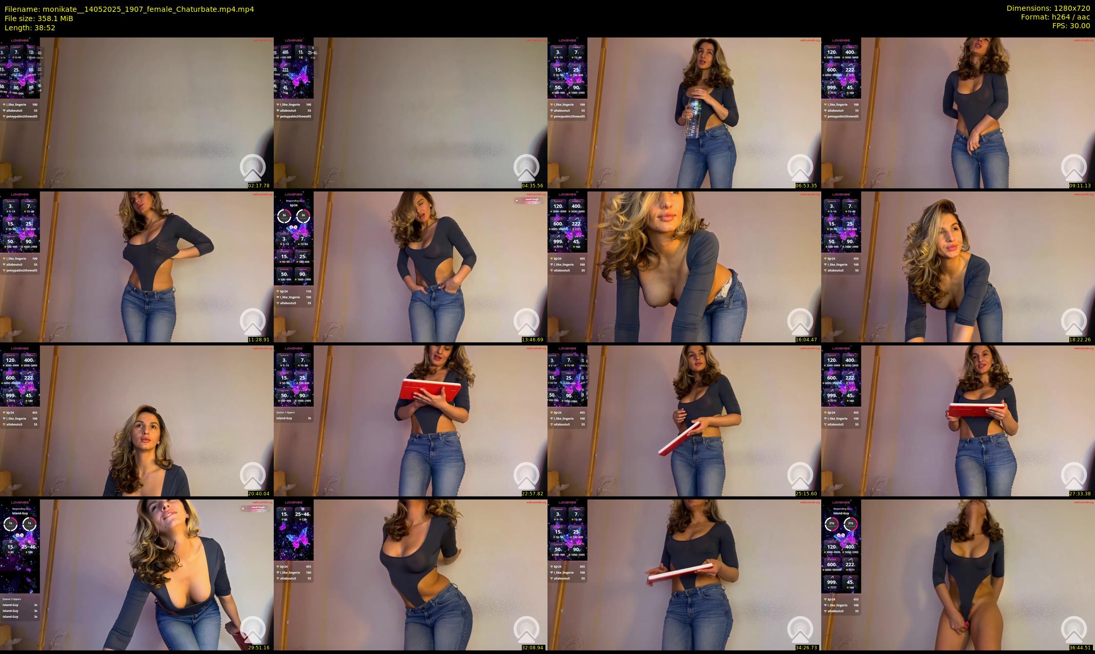 monikate_ — 39 minute Chaturbate couple cam show recording, 720p, May 14, 2025