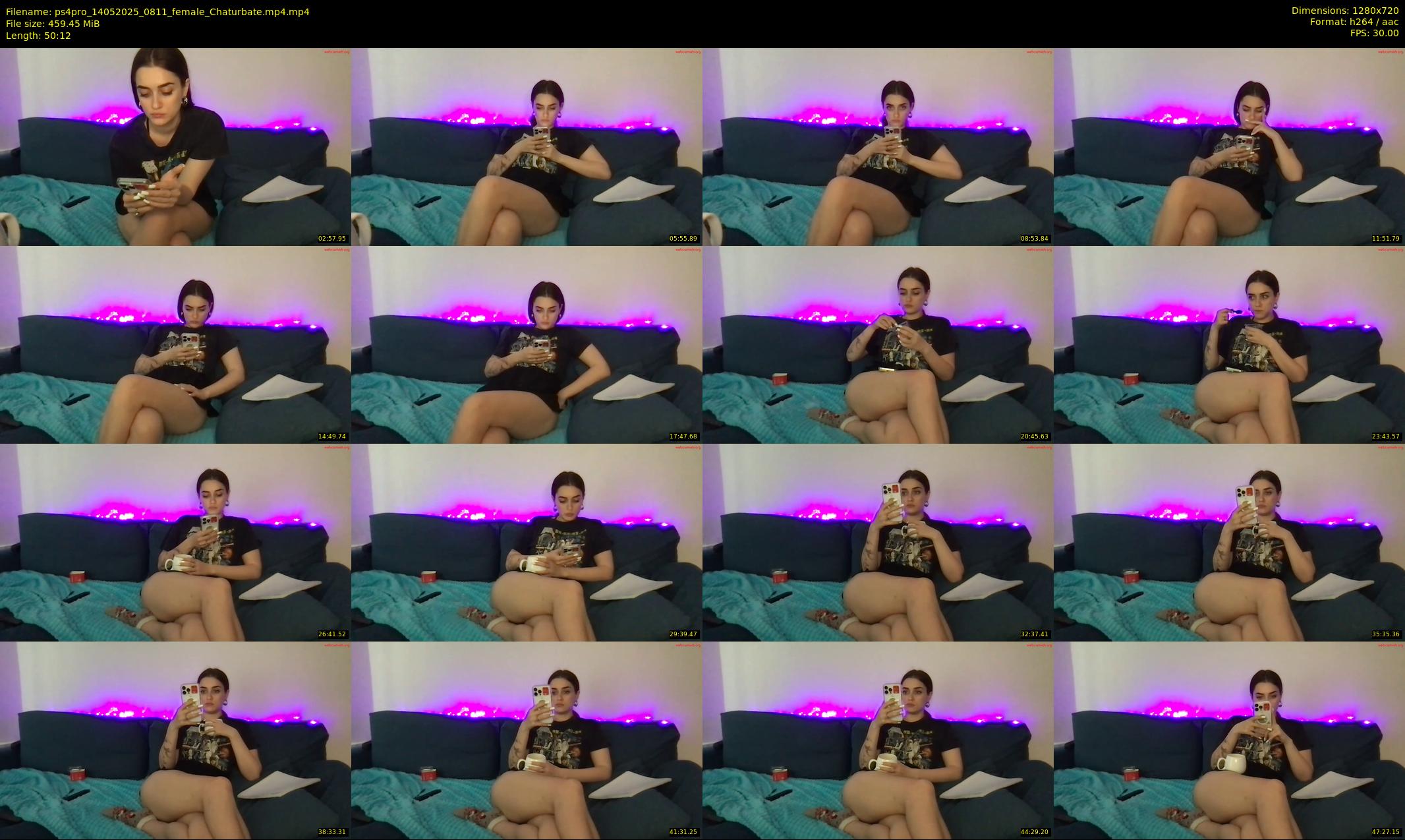 ps4pro — 51 minute Chaturbate female cam show recording, 720p, May 14, 2025