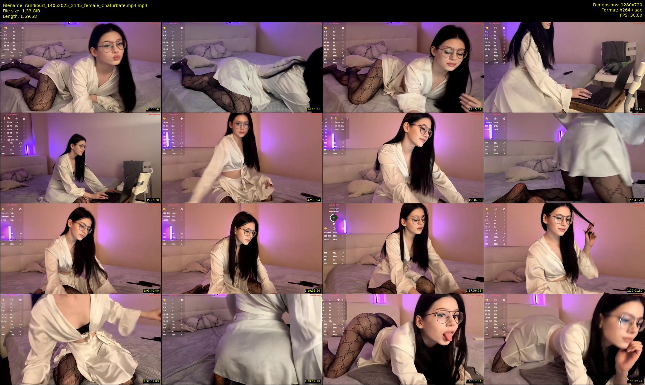 randiburt — 120 minute Chaturbate female cam show recording, 720p, May 14, 2025