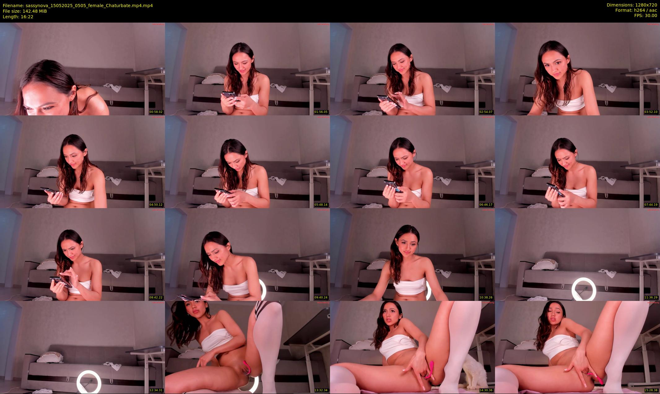 sassynova — 17 minute Chaturbate female cam show recording, 720p, May 15, 2025