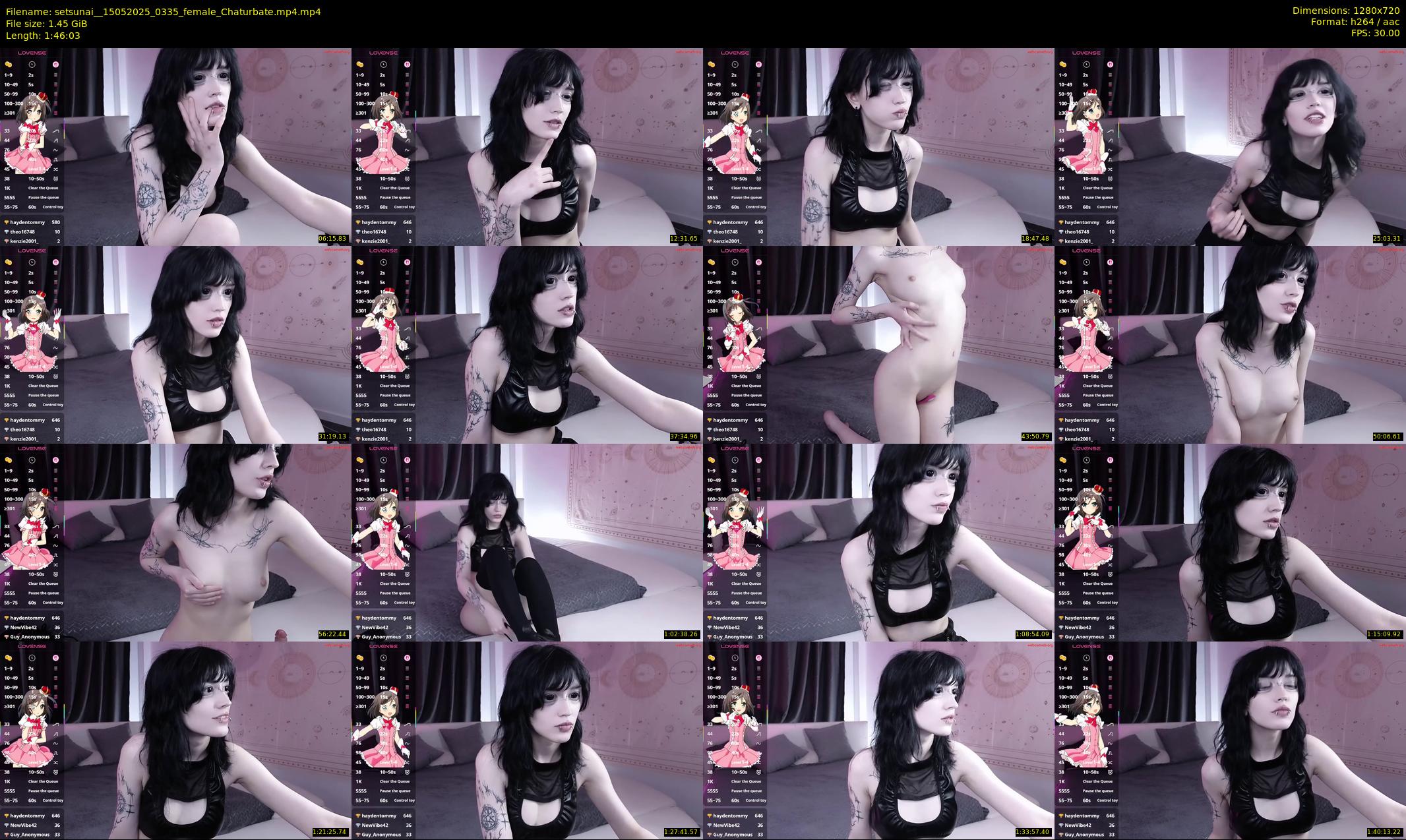 setsunai_ — 107 minute Chaturbate female cam show recording, 720p, May 15, 2025