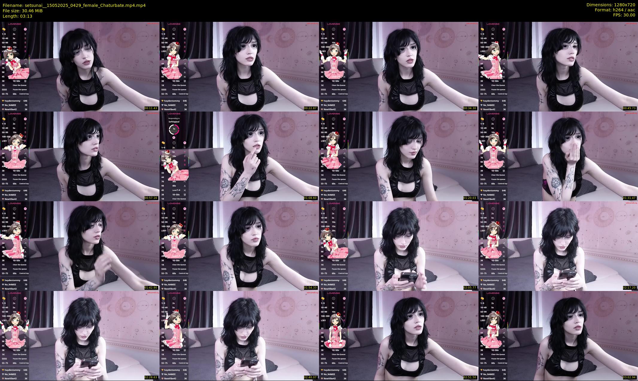setsunai_ — 4 minute Chaturbate female cam show recording, 720p, May 15, 2025