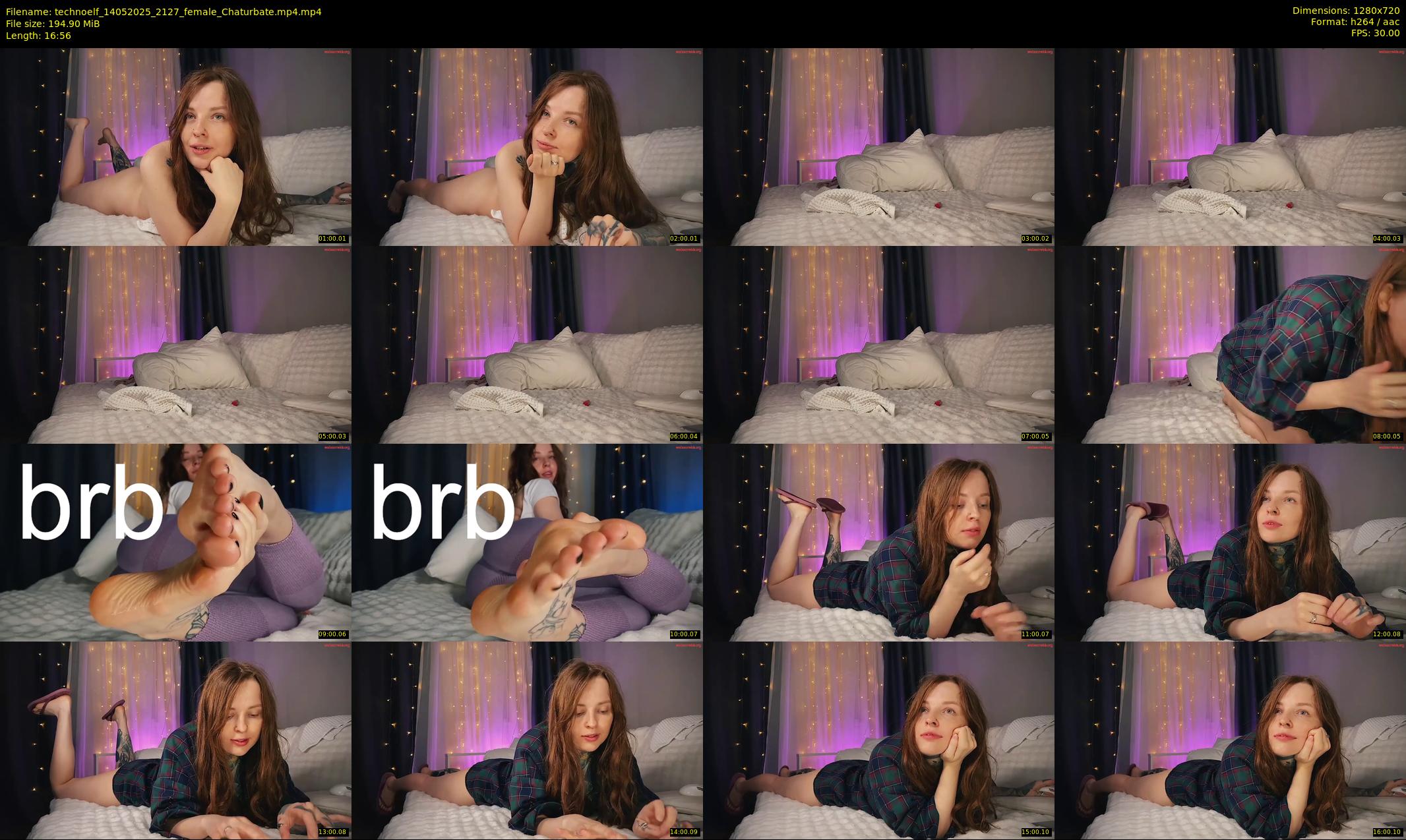 technoelf — 17 minute Chaturbate female cam show recording, 720p, May 14, 2025