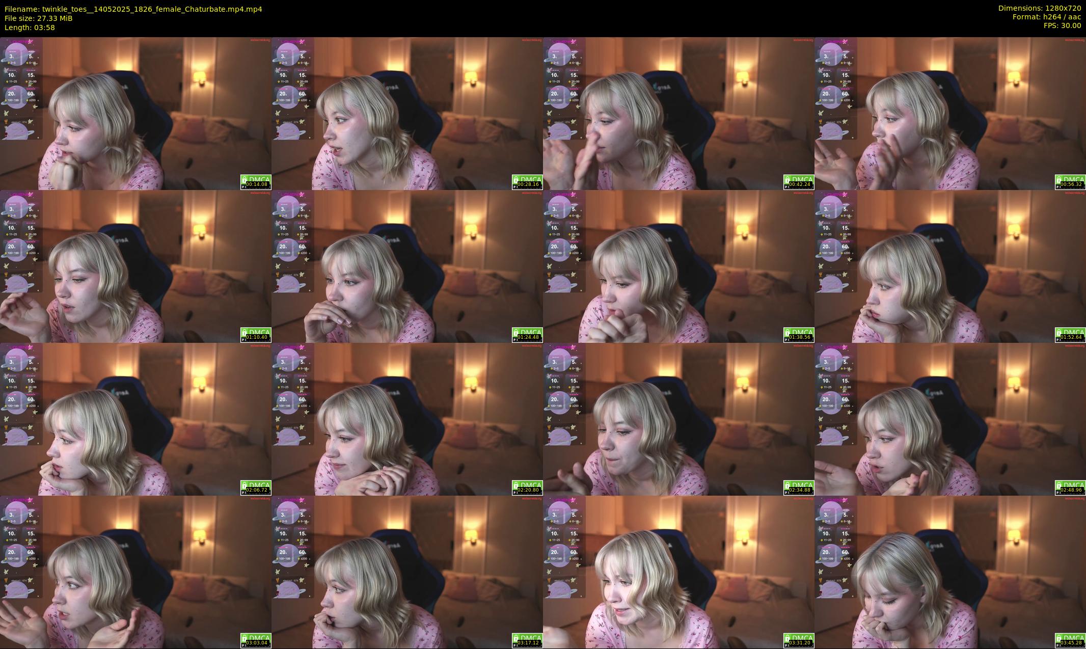 twinkle_toes_ — 4 minute Chaturbate female cam show recording, 720p, May 14, 2025