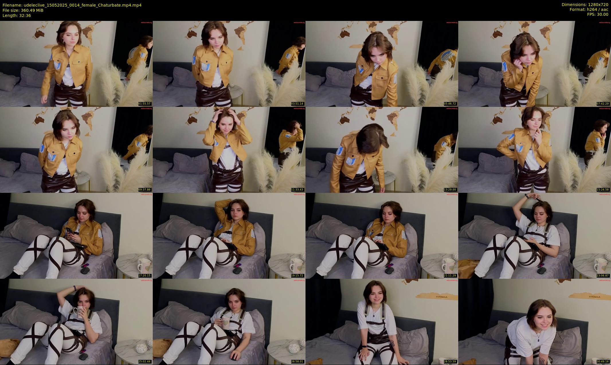 udeleclive — 33 minute Chaturbate female cam show recording, 720p, May 15, 2025