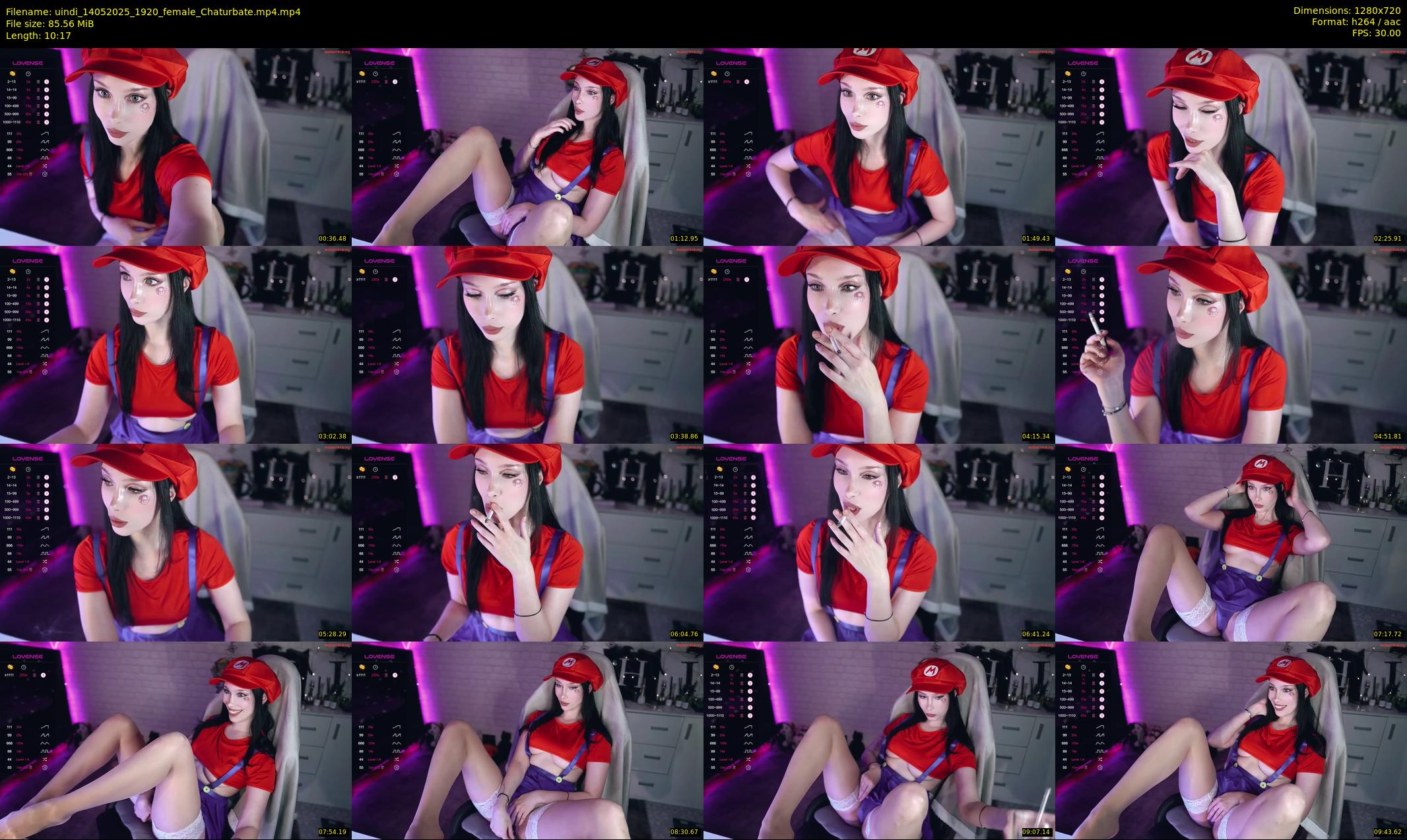uindi — 11 minute Chaturbate female cam show recording, 720p, May 14, 2025