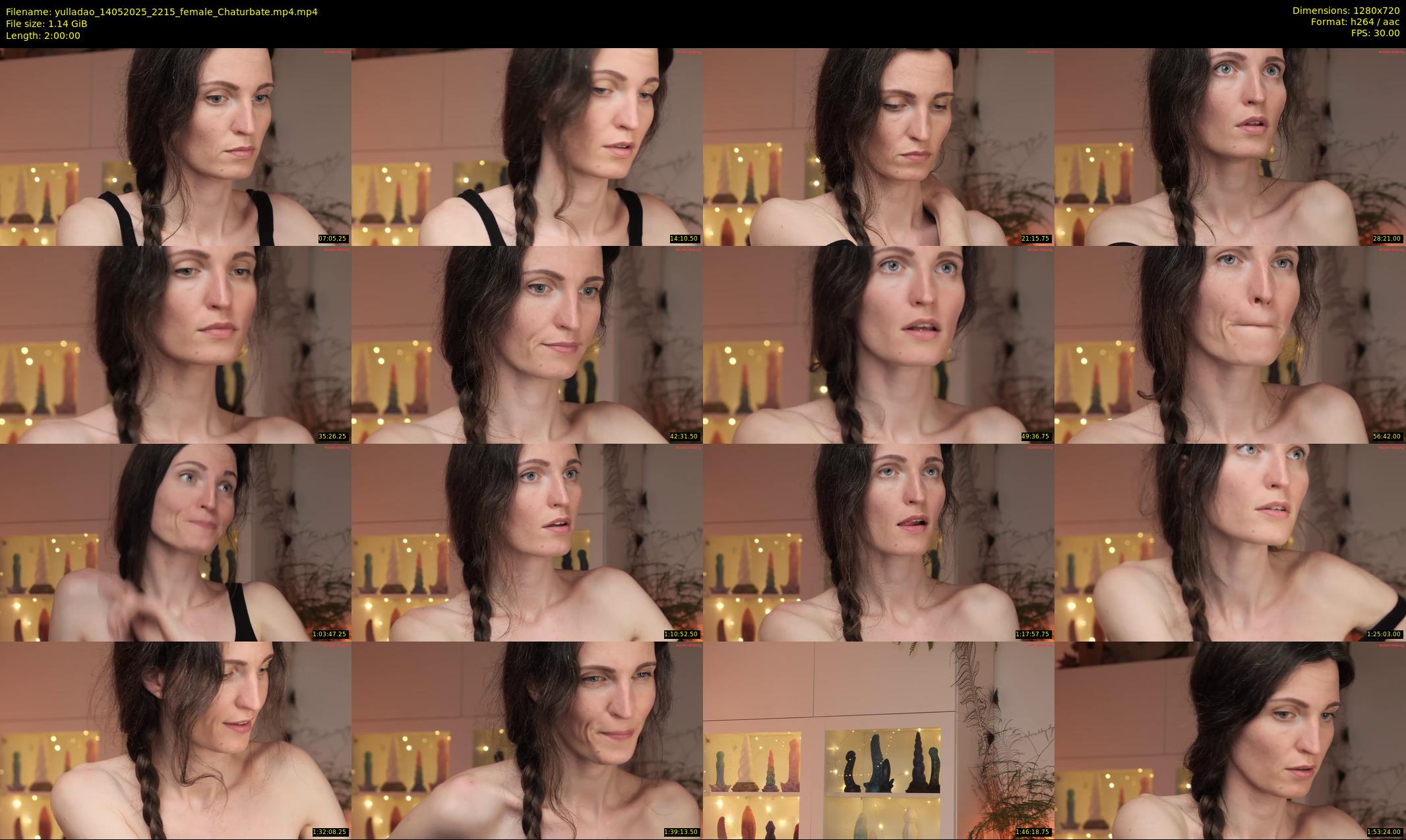 yulladao — 120 minute Chaturbate female cam show recording, 720p, May 14, 2025