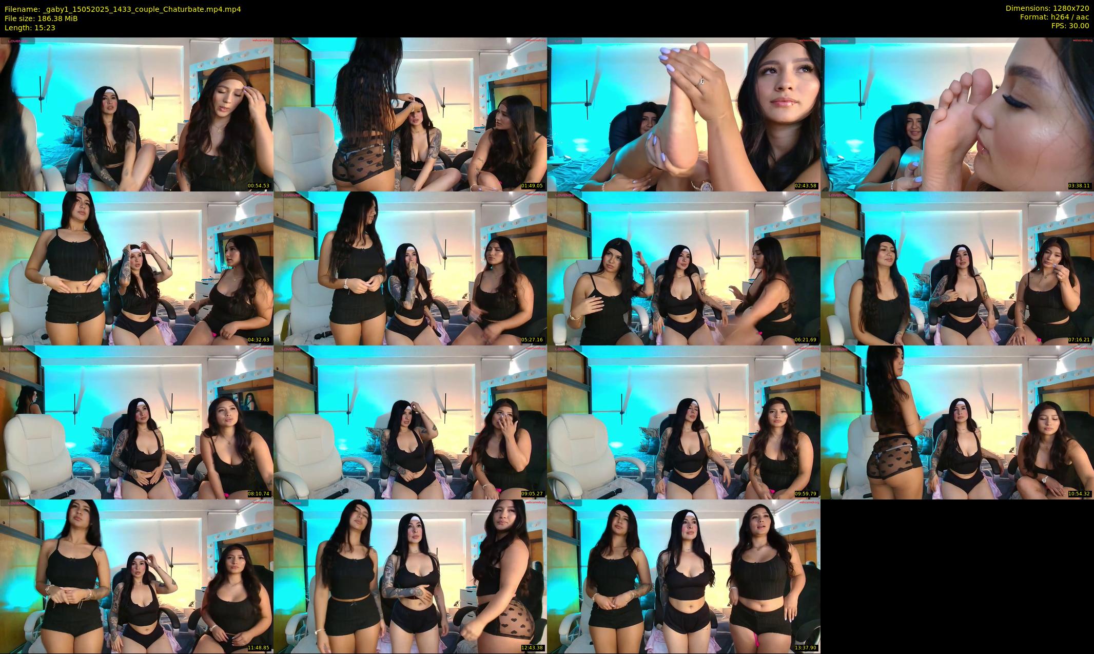 _gaby1 — 16 minute Chaturbate female cam show recording, 720p, May 15, 2025