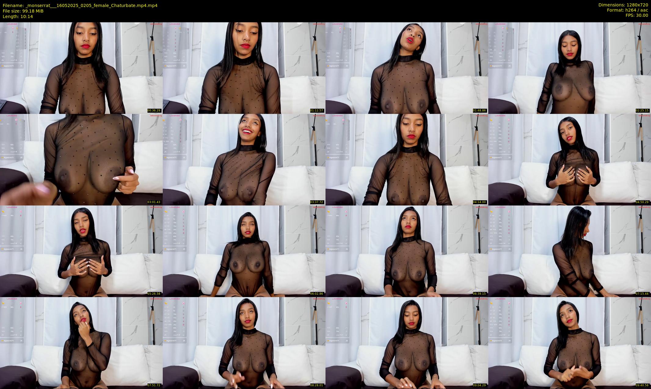 _monserrat__ — 11 minute Chaturbate female cam show recording, 720p, May 16, 2025