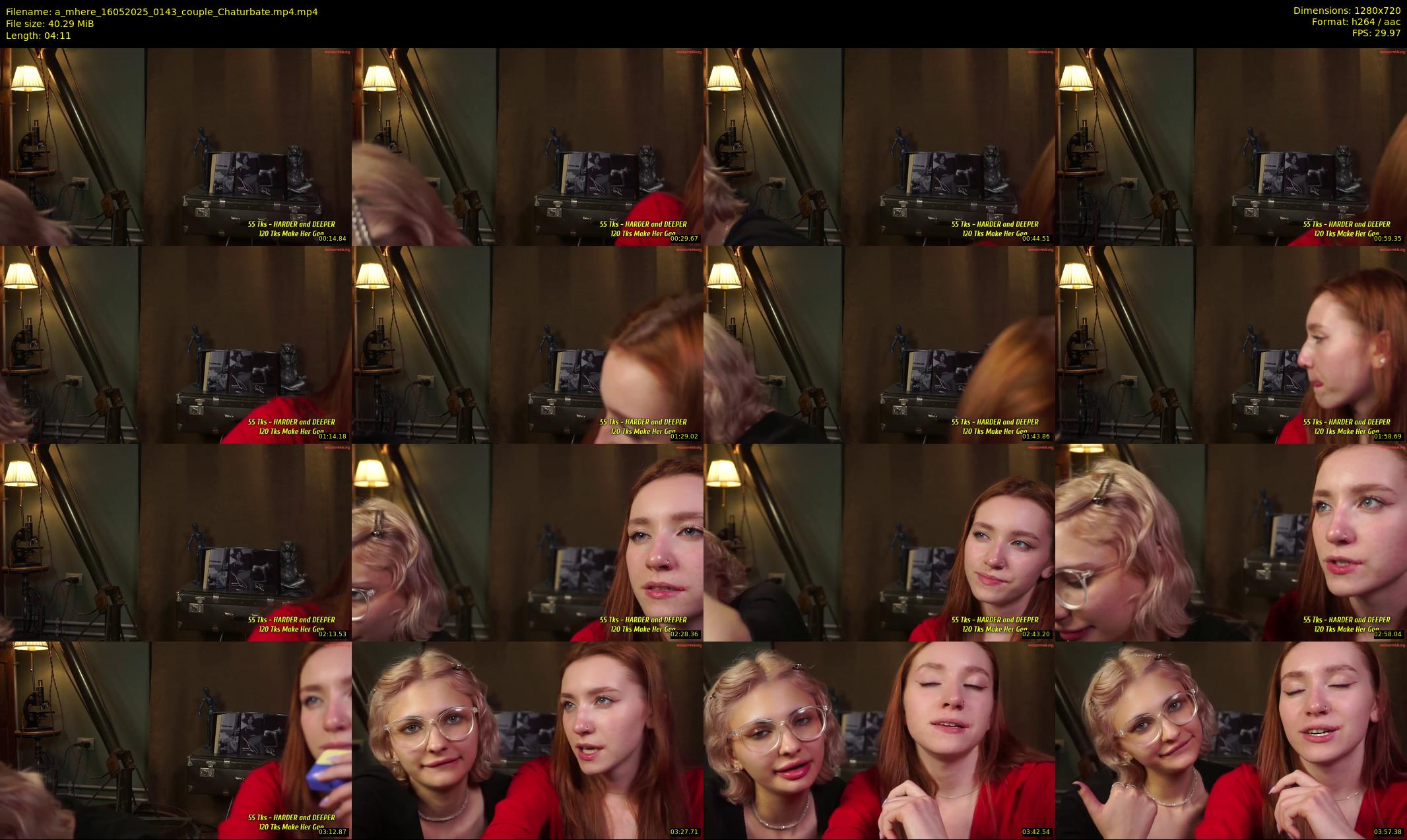 a_mhere — 5 minute Chaturbate couple cam show recording, 720p, May 16, 2025