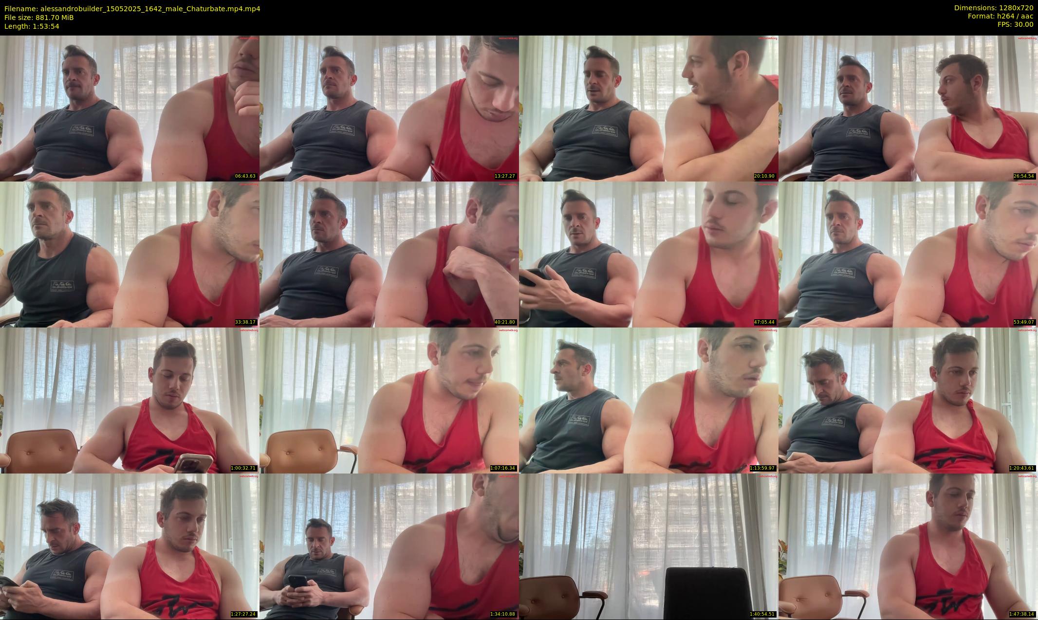 alessandrobuilder — 114 minute Chaturbate couple cam show recording, 720p, May 15, 2025