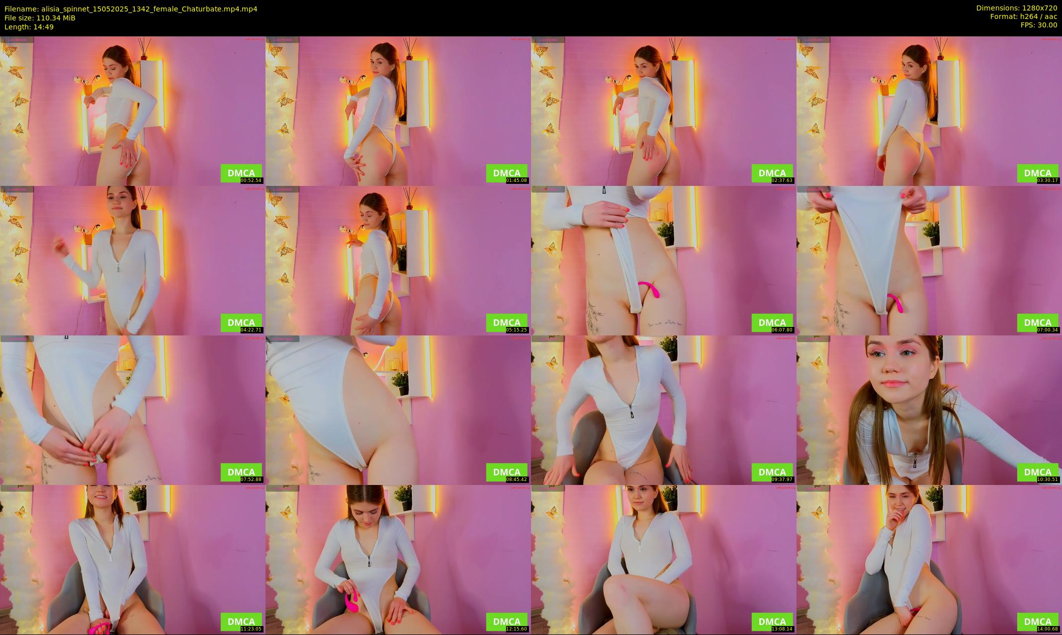 alisia_spinnet — 15 minute Chaturbate female cam show recording, 720p, May 15, 2025