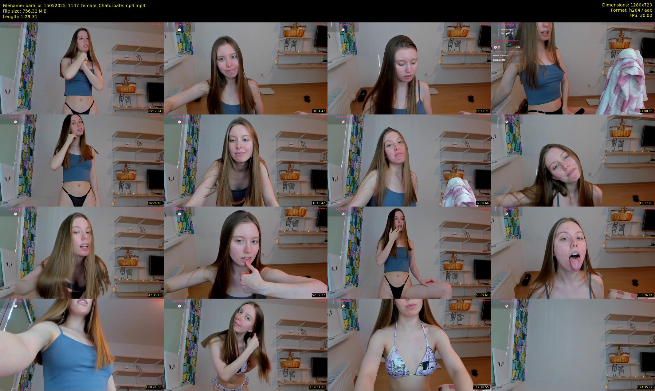 bam_bi — 90 minute Chaturbate female cam show recording, 720p, May 15, 2025