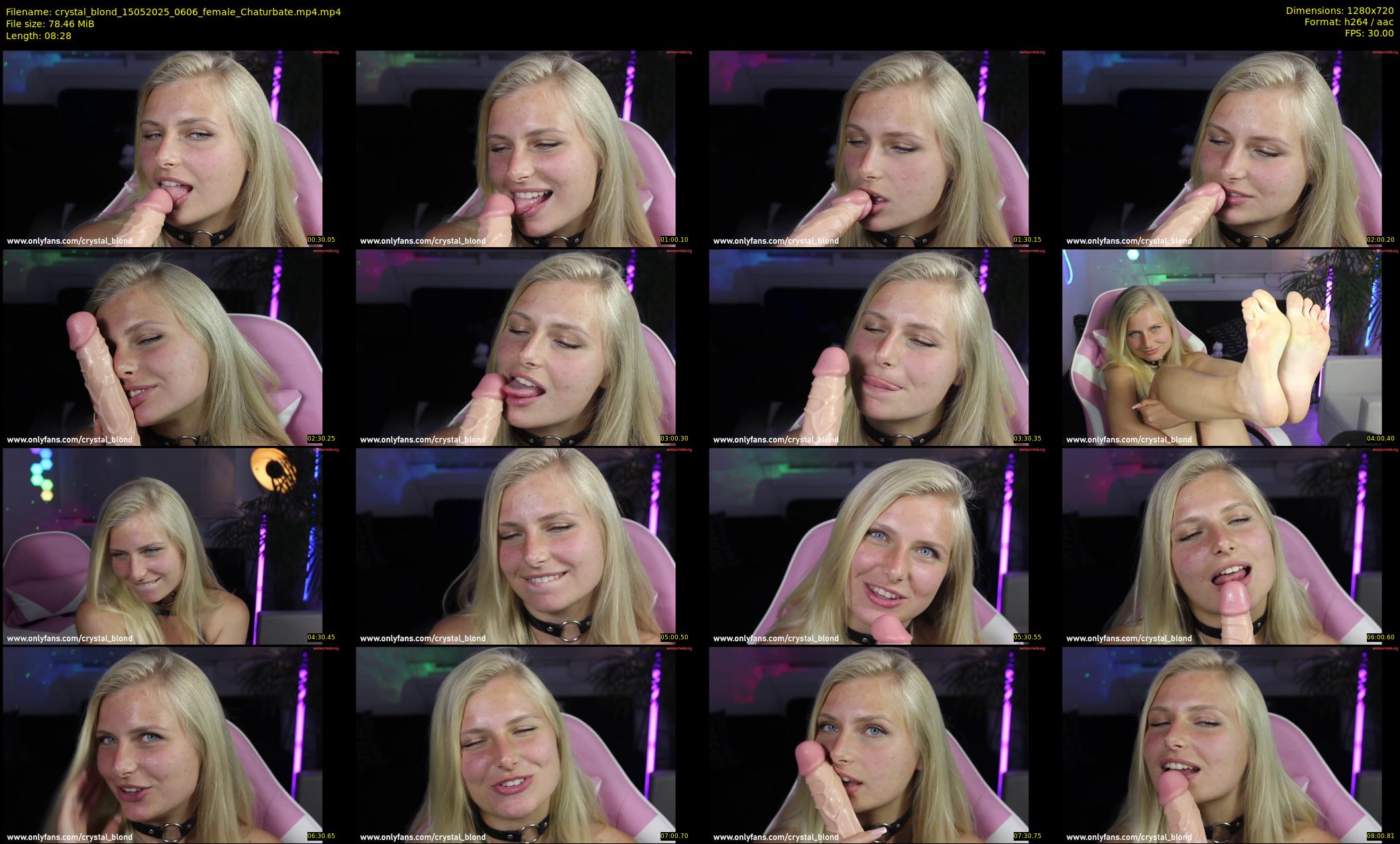 crystal_blond — 9 minute Chaturbate female cam show recording, 720p, May 15, 2025