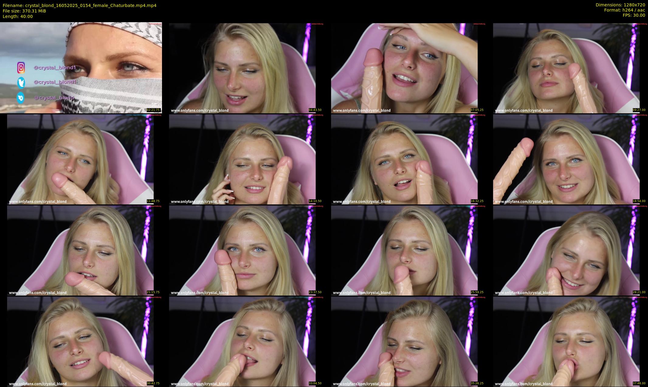 crystal_blond — 40 minute Chaturbate female cam show recording, 720p, May 16, 2025