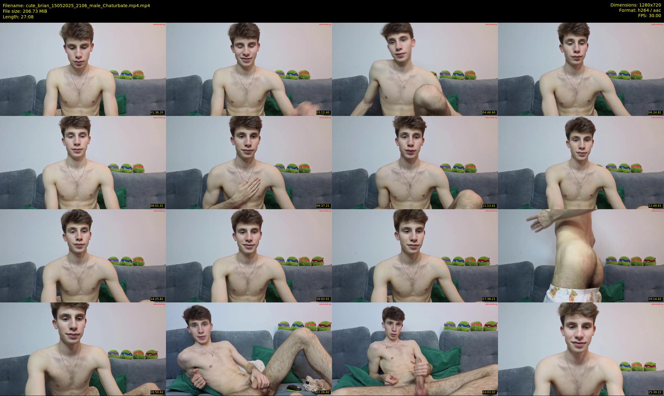 cute_brian — 28 minute Chaturbate male cam show recording, 720p, May 15, 2025