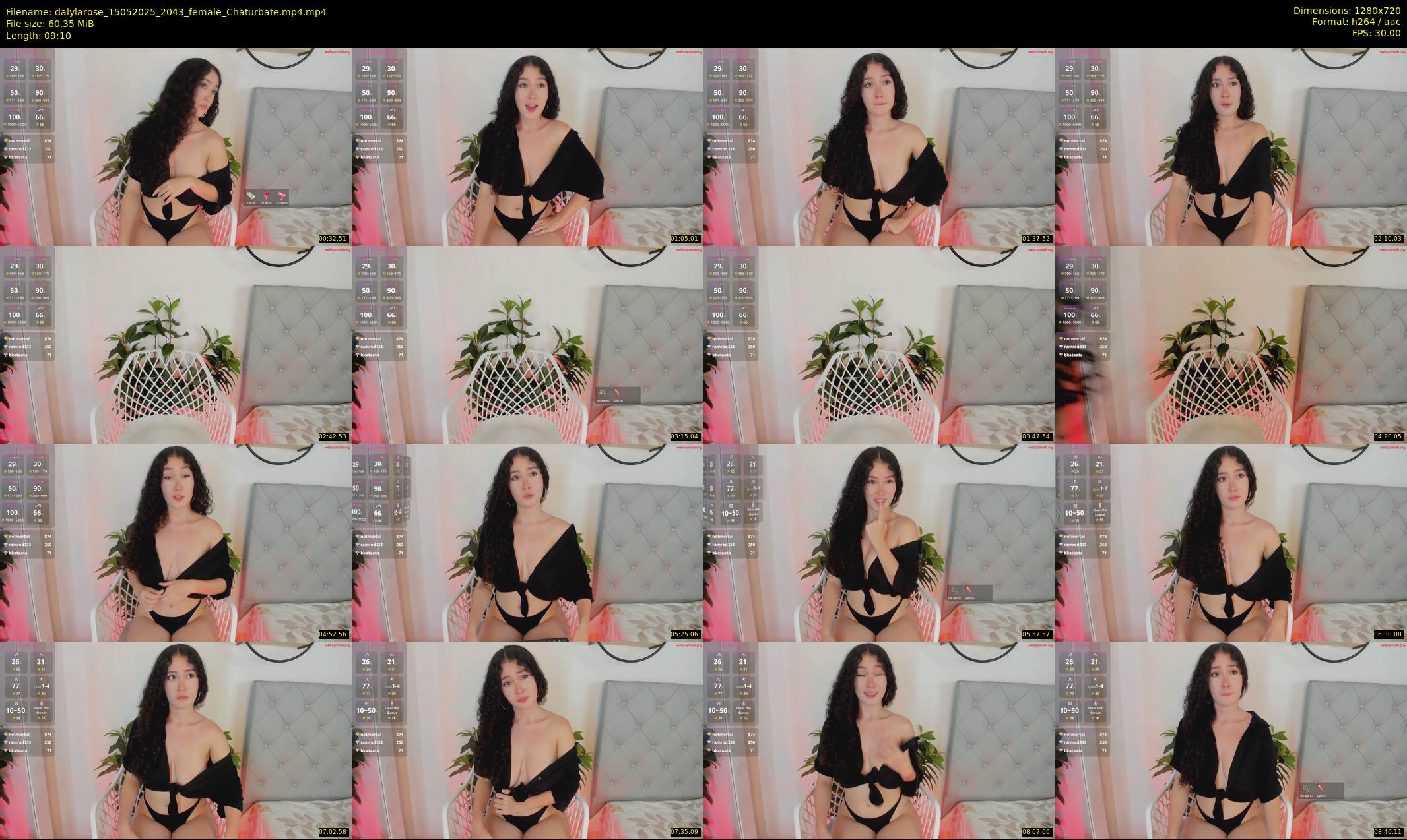 dalylarose — 10 minute Chaturbate female cam show recording, 720p, May 15, 2025