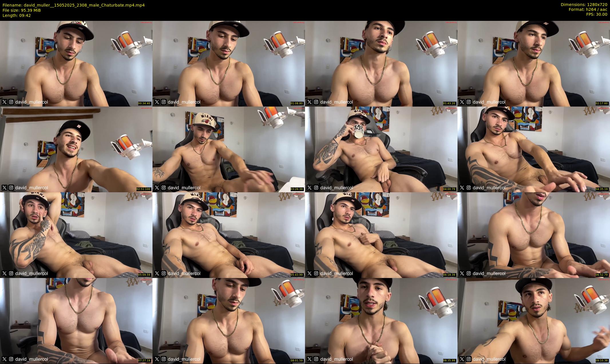 david_muller_ — 10 minute Chaturbate male cam show recording, 720p, May 15, 2025