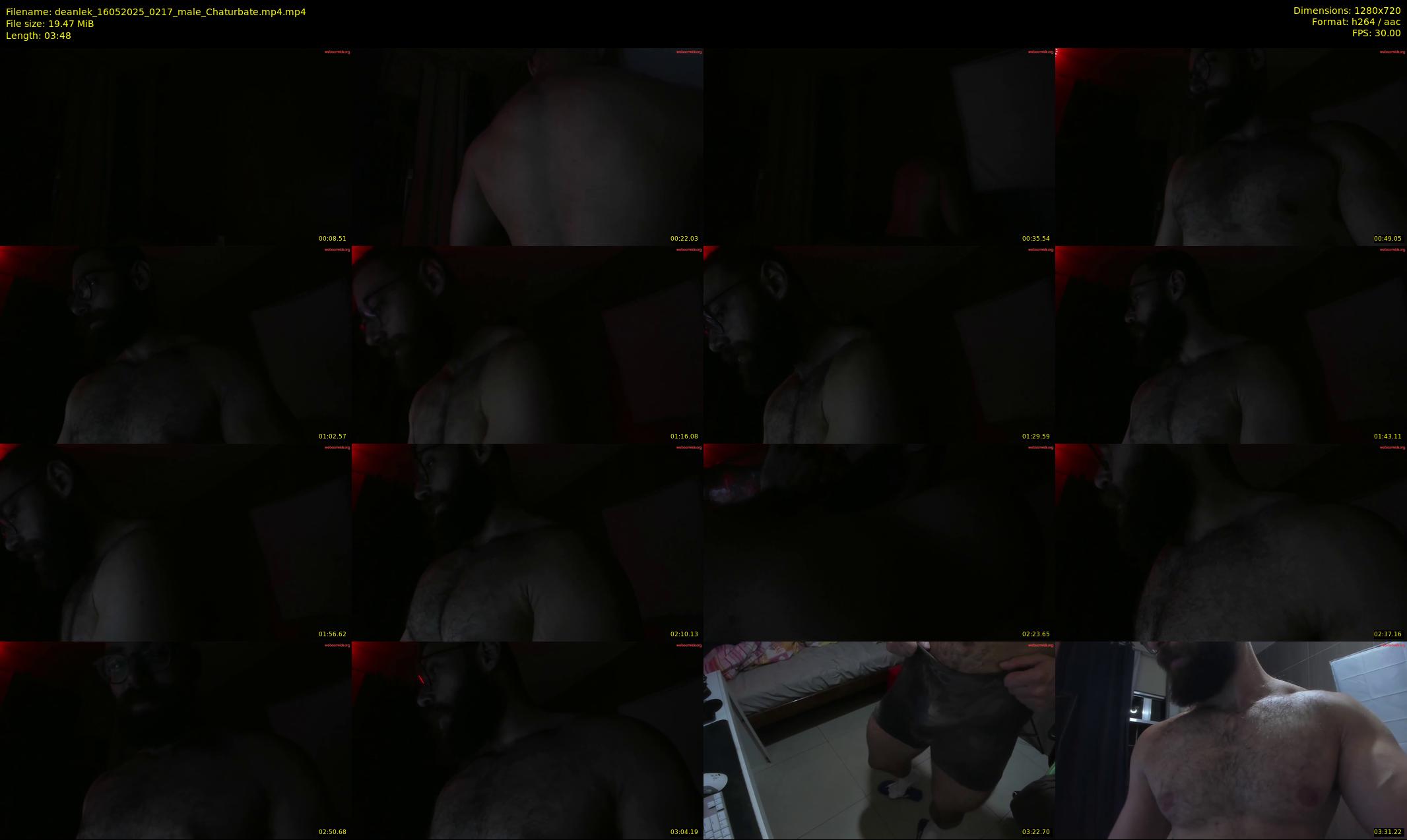 deanlek — 4 minute Chaturbate male cam show recording, 720p, May 16, 2025