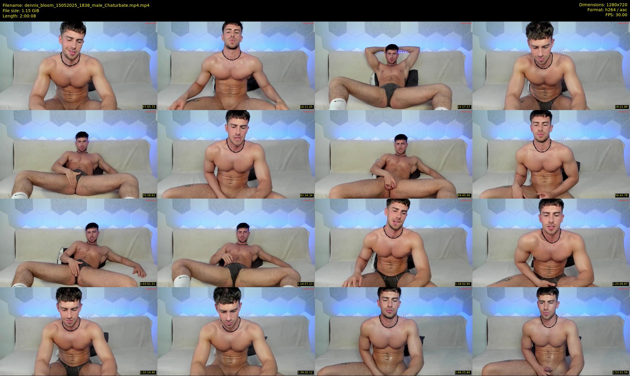 dennis_bloom — 121 minute Chaturbate male cam show recording, 720p, May 15, 2025