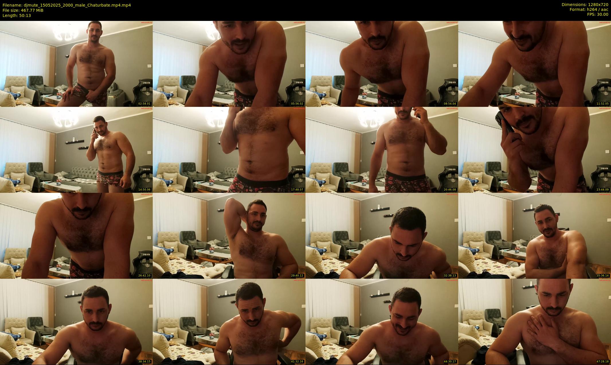 djmute — 51 minute Chaturbate male cam show recording, 720p, May 15, 2025