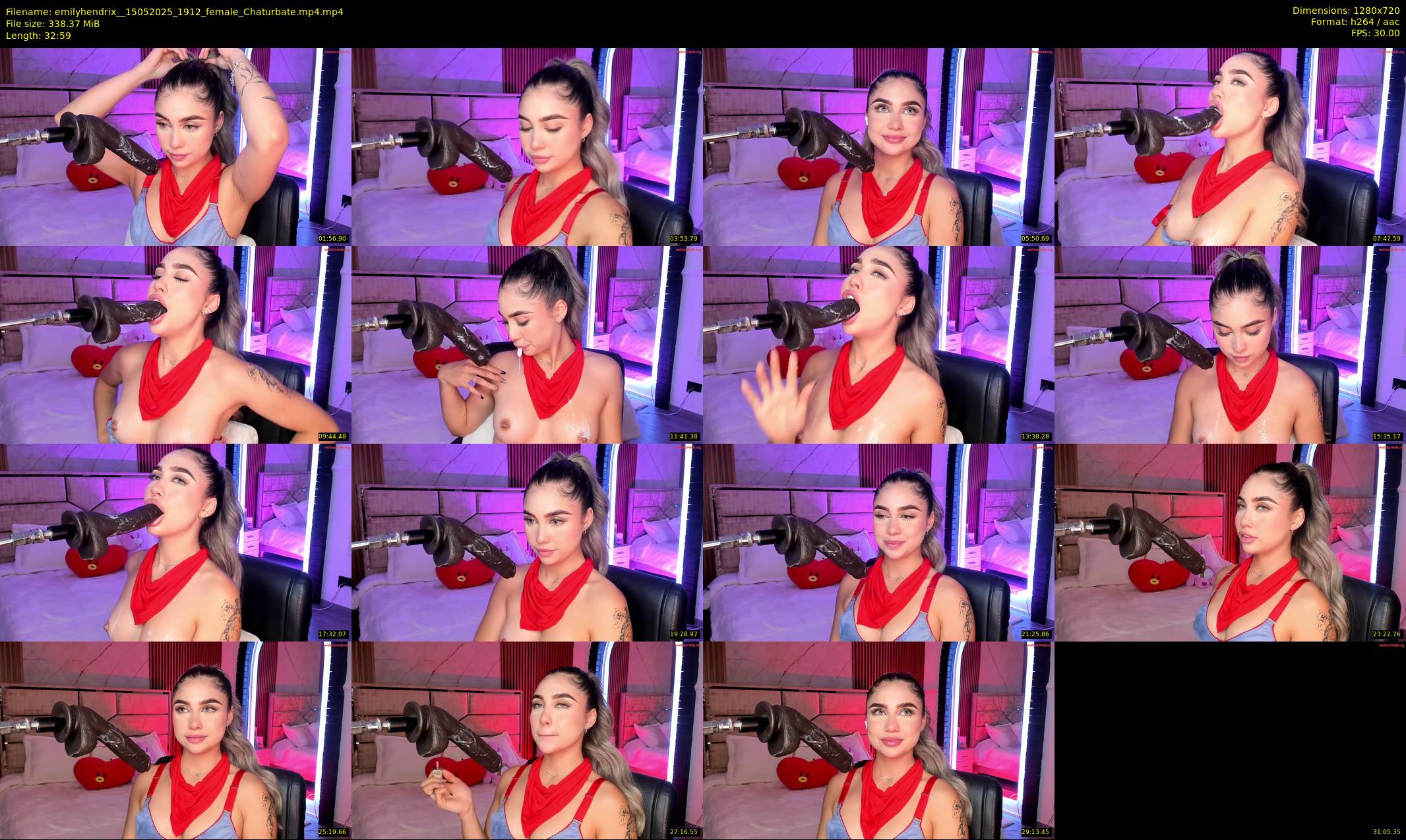 emilyhendrix_ — 33 minute Chaturbate couple cam show recording, 720p, May 15, 2025