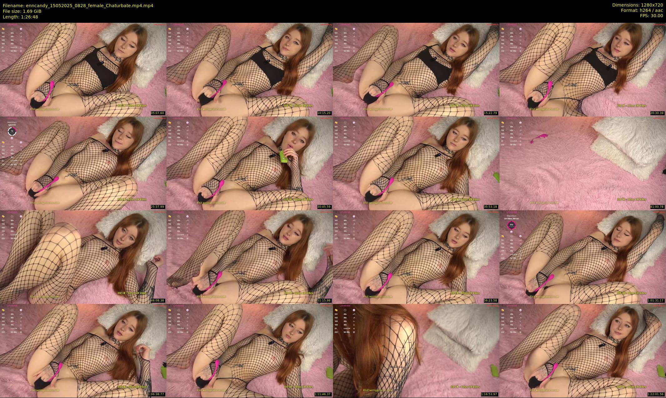 enncandy — 87 minute Chaturbate female cam show recording, 720p, May 15, 2025
