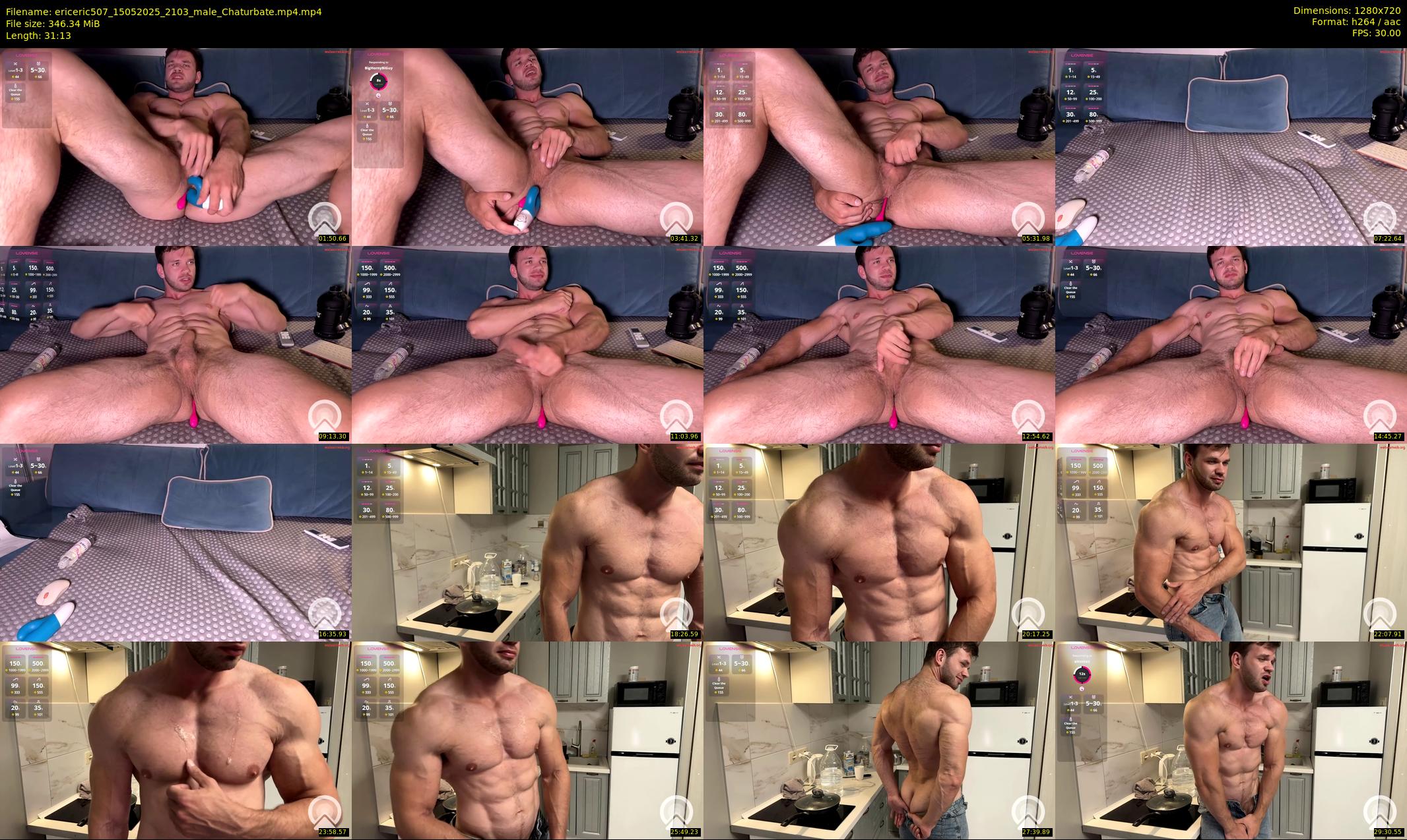 ericeric507 — 32 minute Chaturbate male cam show recording, 720p, May 15, 2025