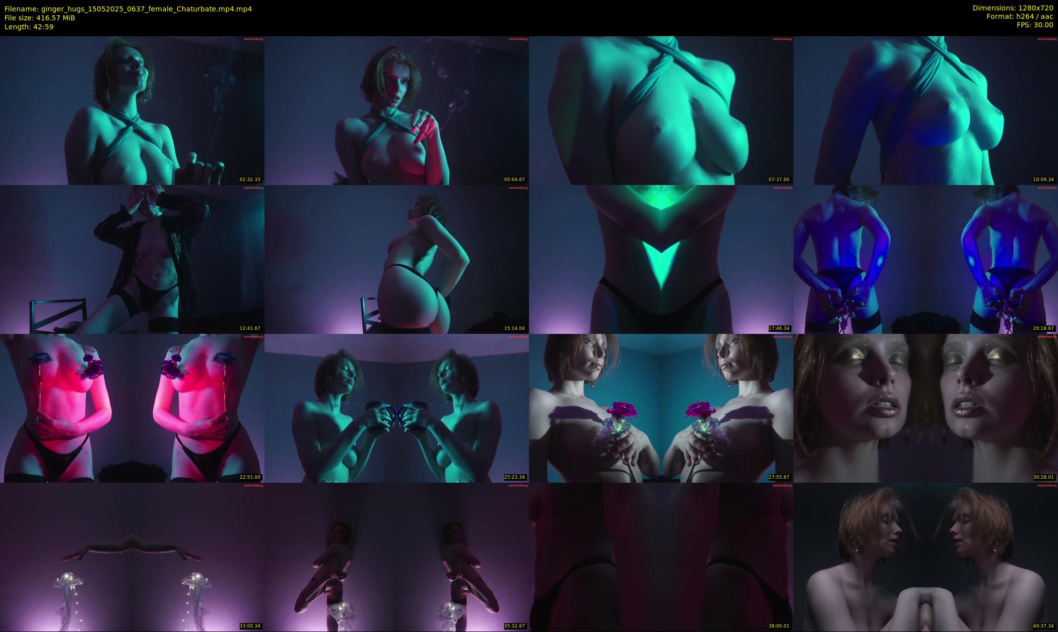 ginger_hugs — 43 minute Chaturbate female cam show recording, 720p, May 15, 2025