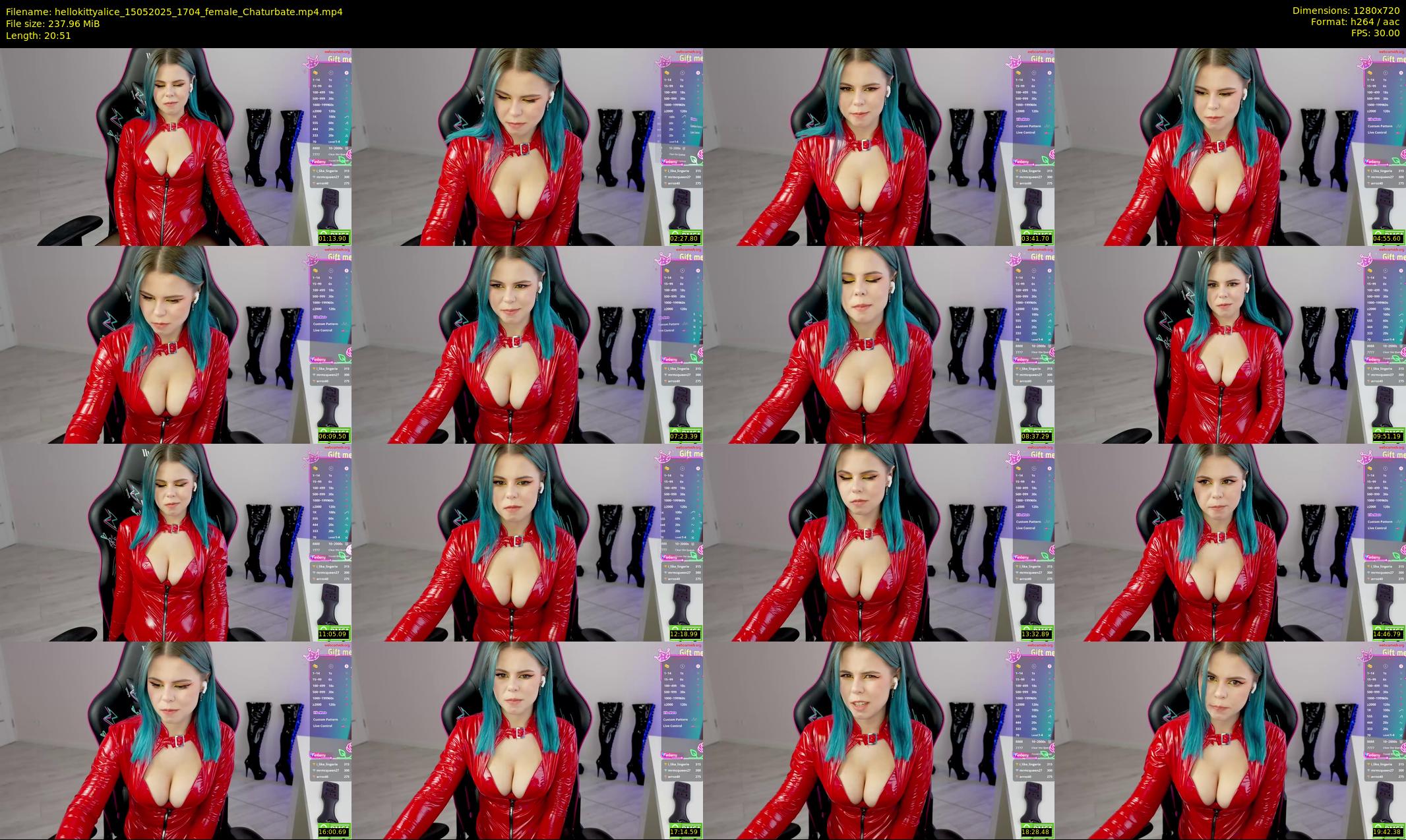 hellokittyalice — 21 minute Chaturbate female cam show recording, 720p, May 15, 2025