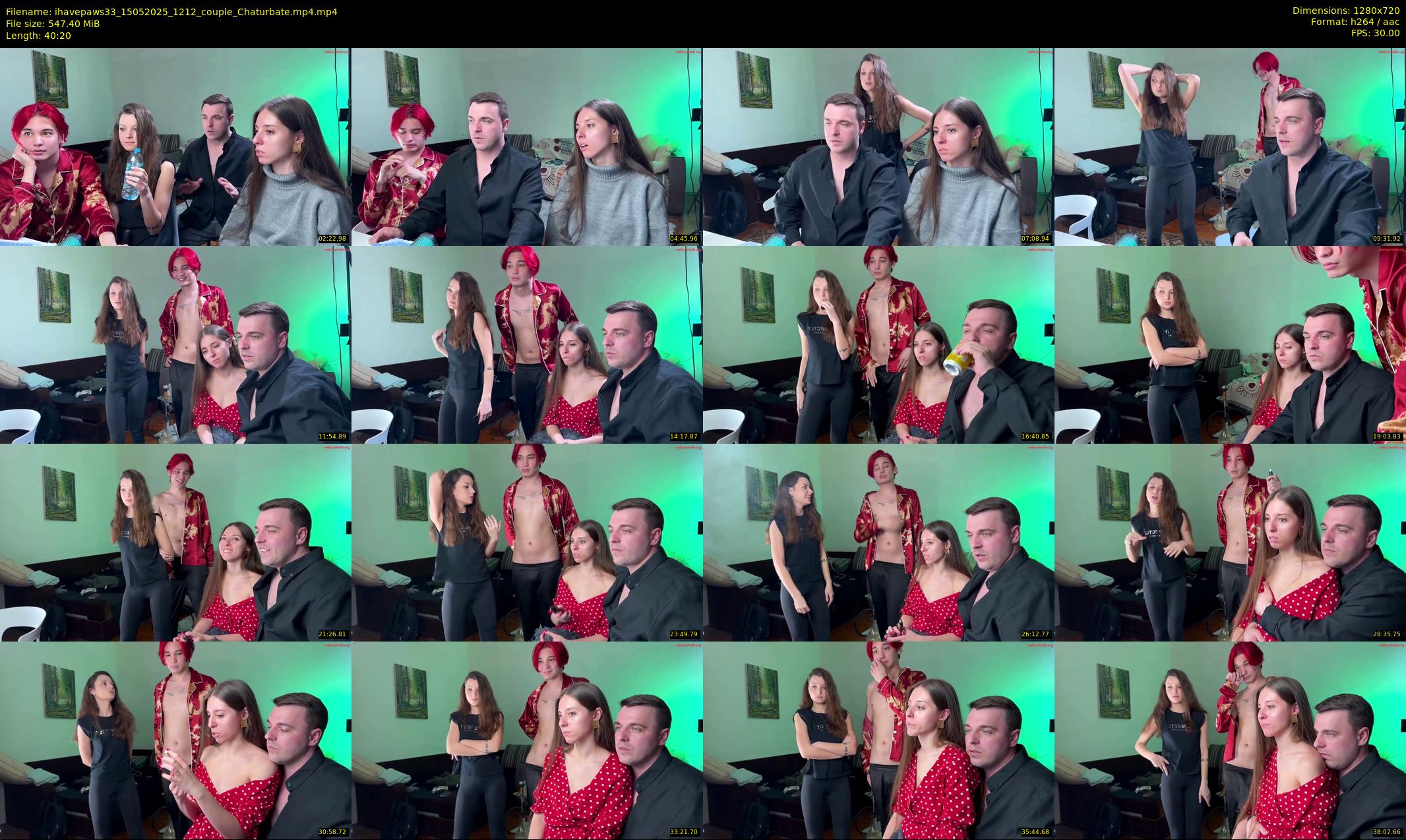 ihavepaws33 — 41 minute Chaturbate couple cam show recording, 720p, May 15, 2025