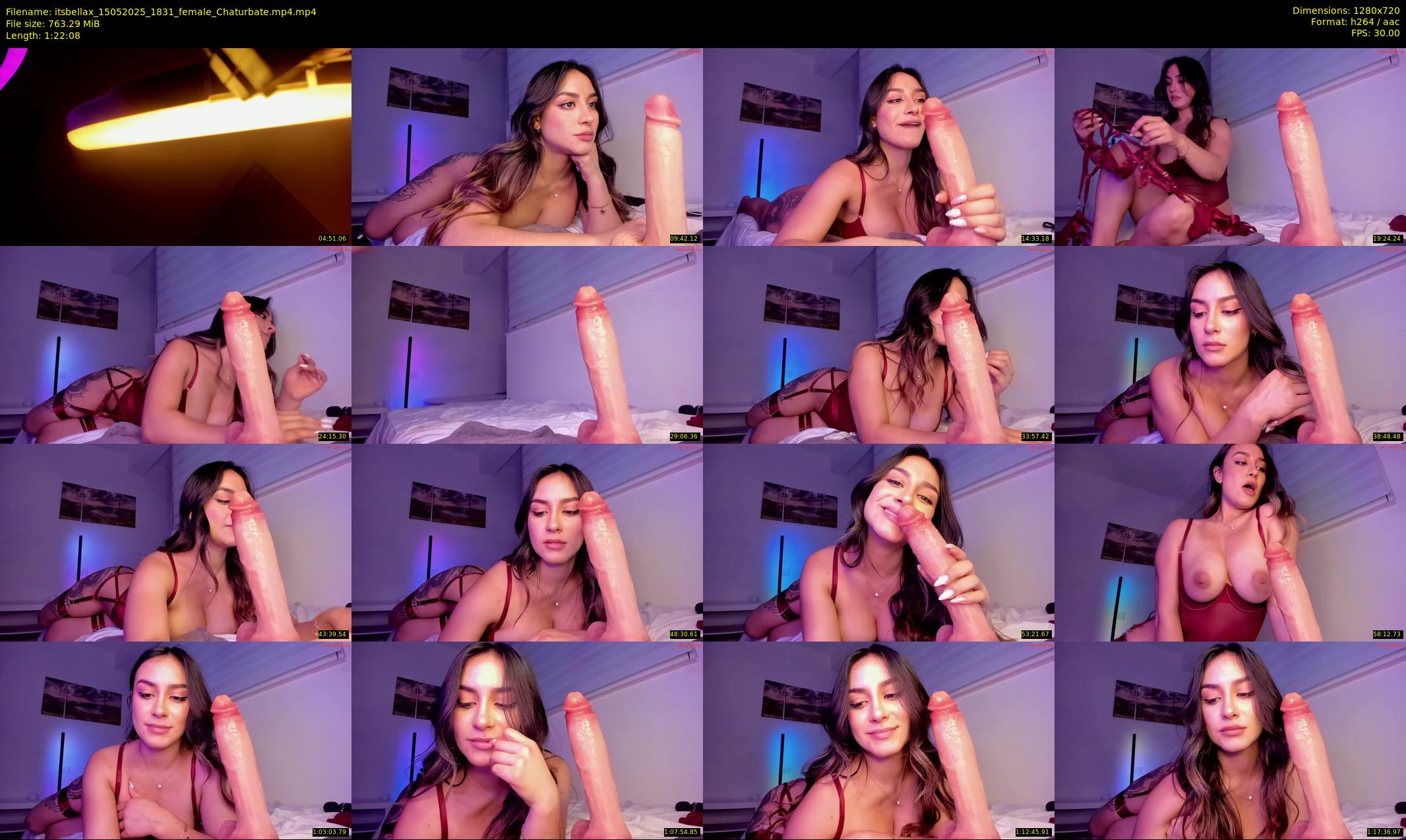 itsbellax — 83 minute Chaturbate female cam show recording, 720p, May 15, 2025