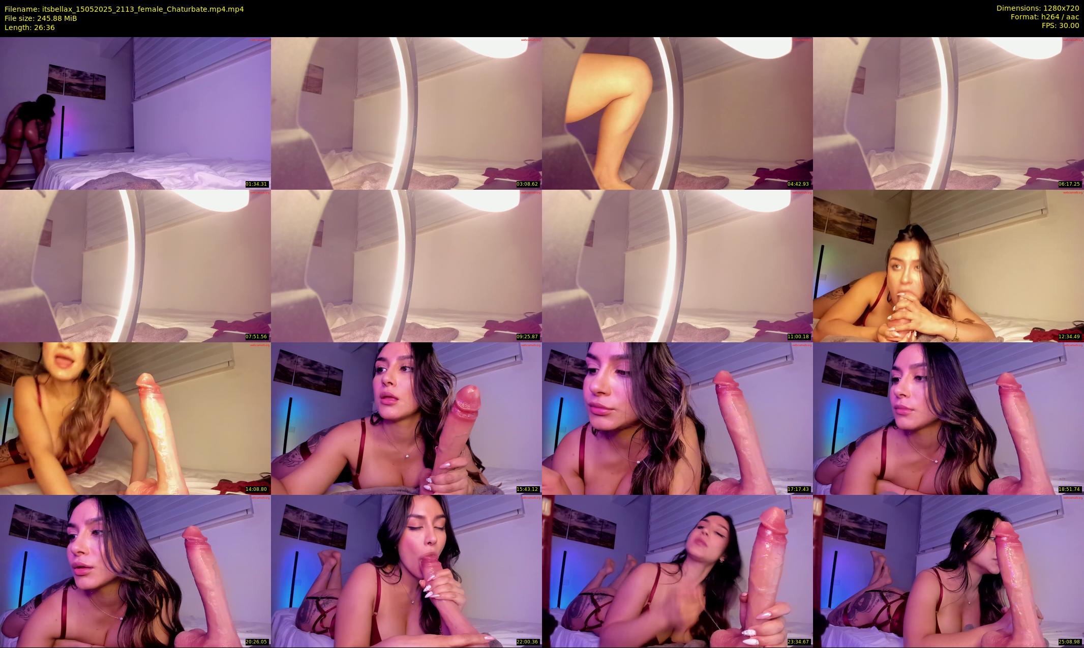itsbellax — 27 minute Chaturbate female cam show recording, 720p, May 15, 2025