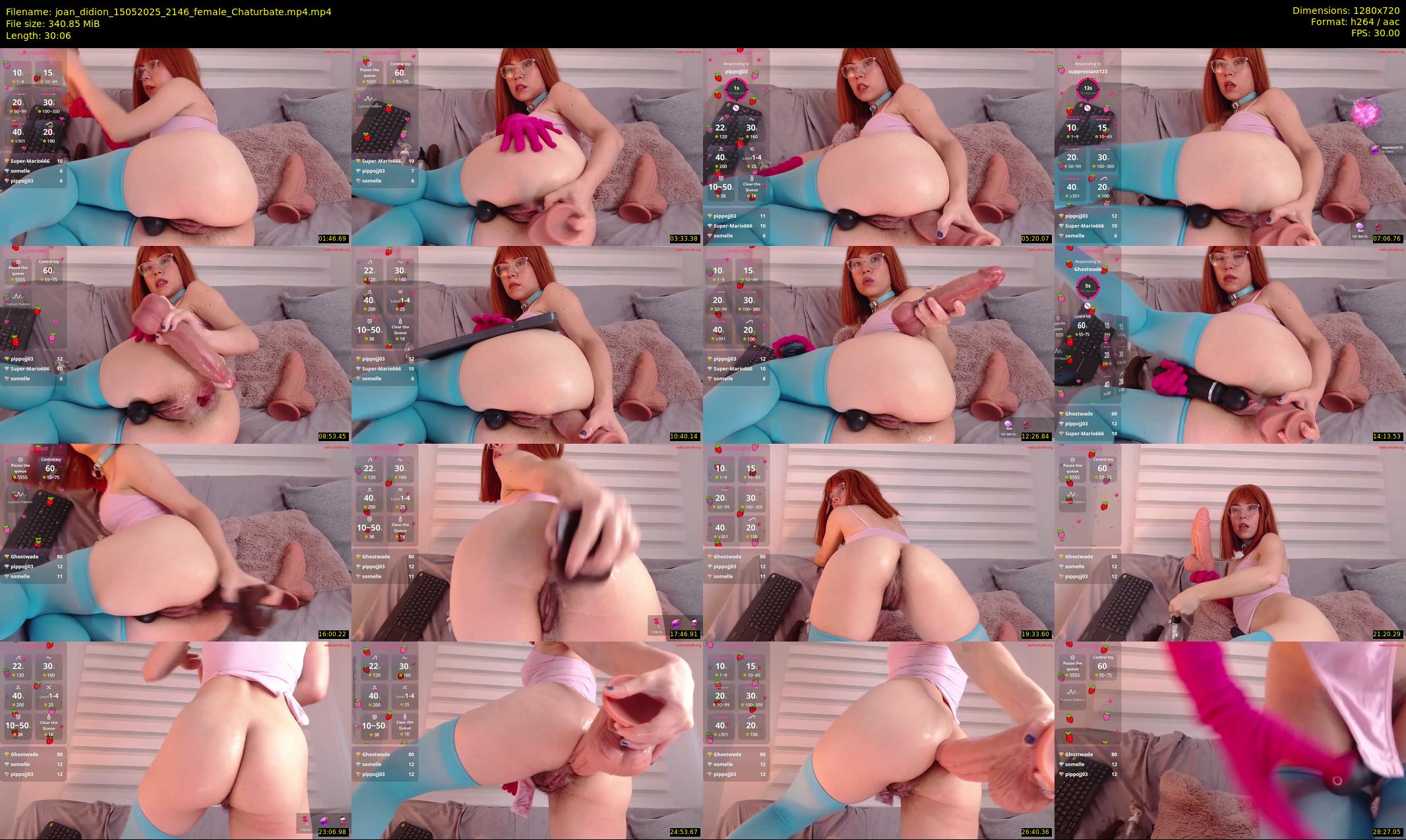 joan_didion — 31 minute Chaturbate female cam show recording, 720p, May 15, 2025