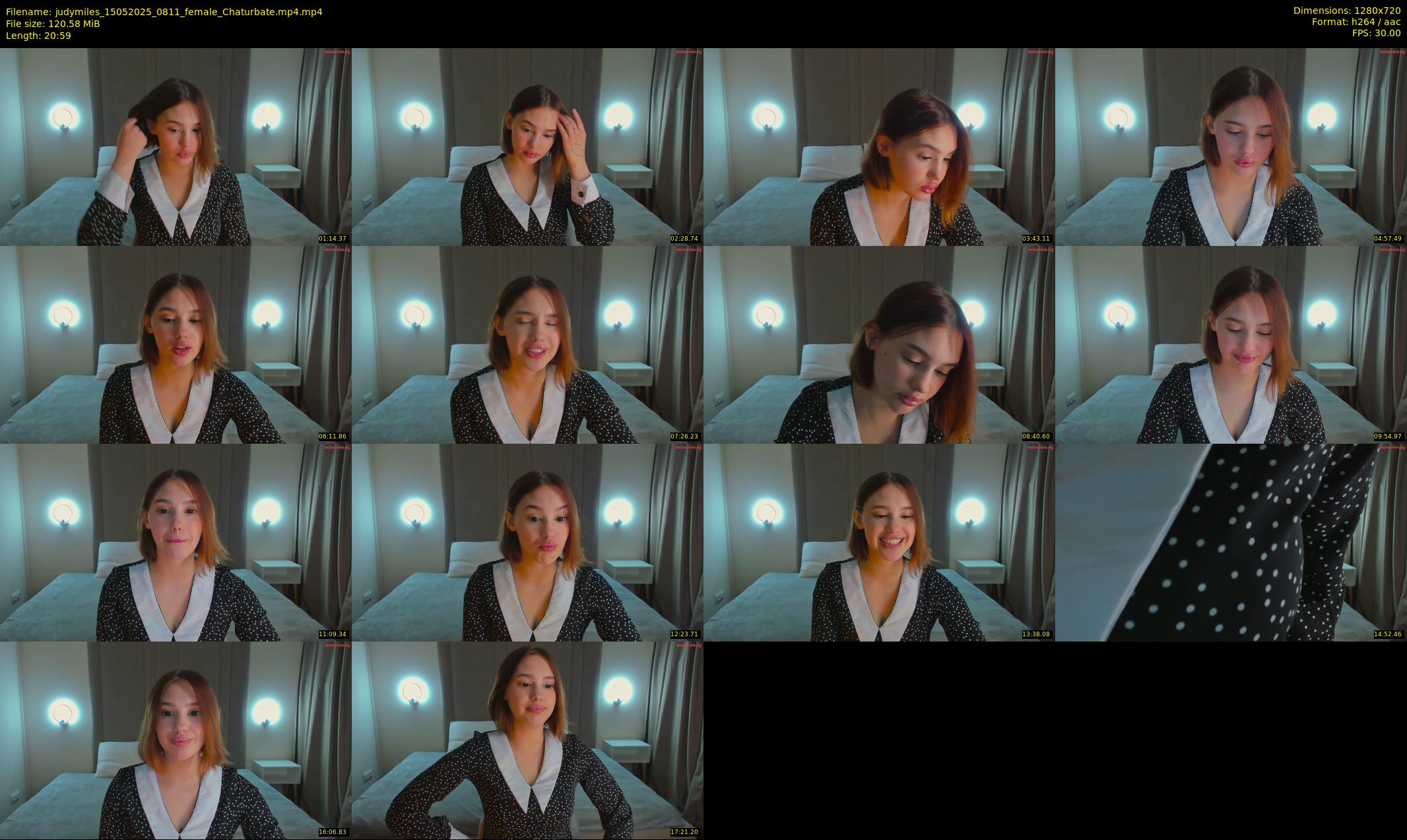 judymiles — 21 minute Chaturbate female cam show recording, 720p, May 15, 2025