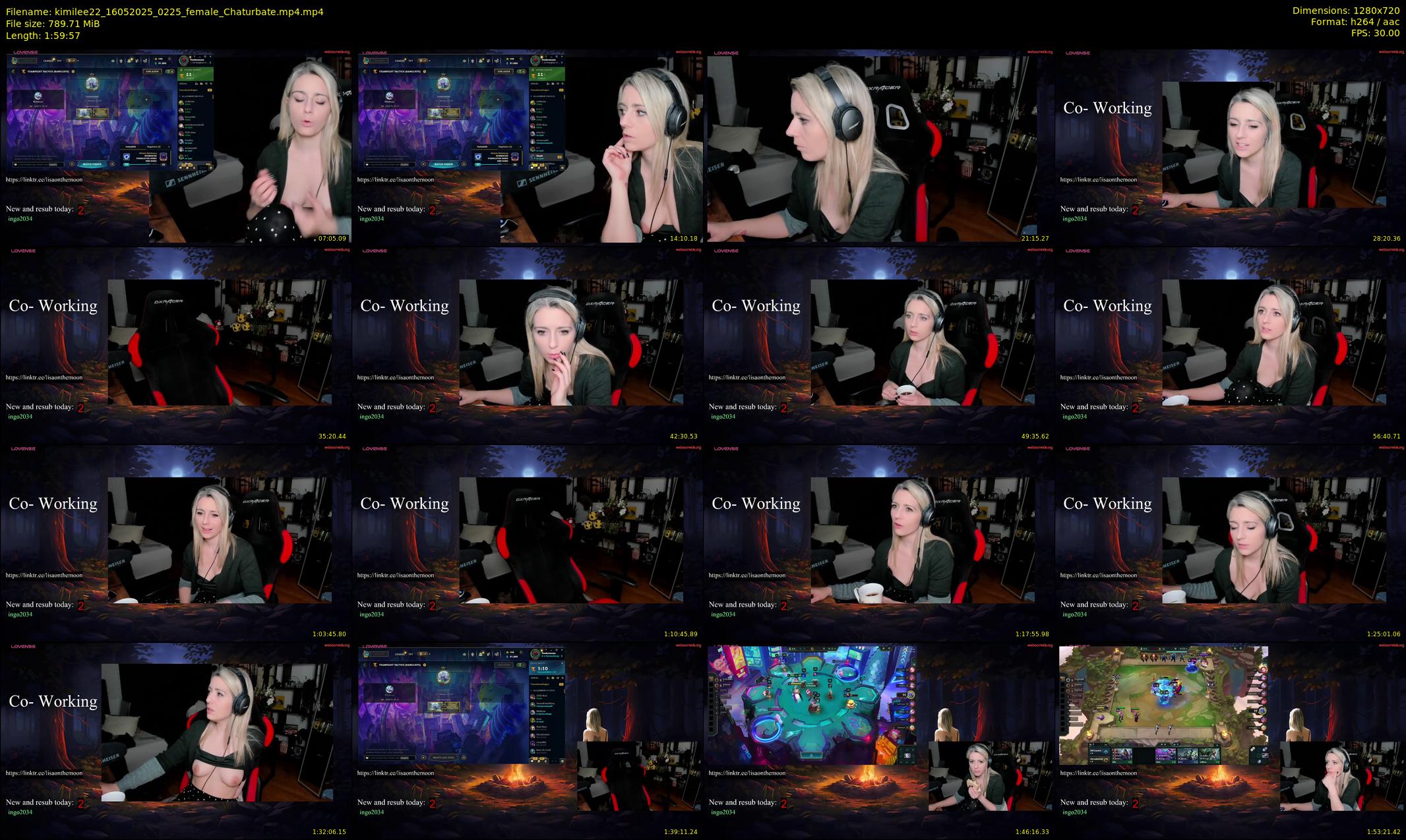 kimilee22 — 120 minute Chaturbate female cam show recording, 720p, May 16, 2025