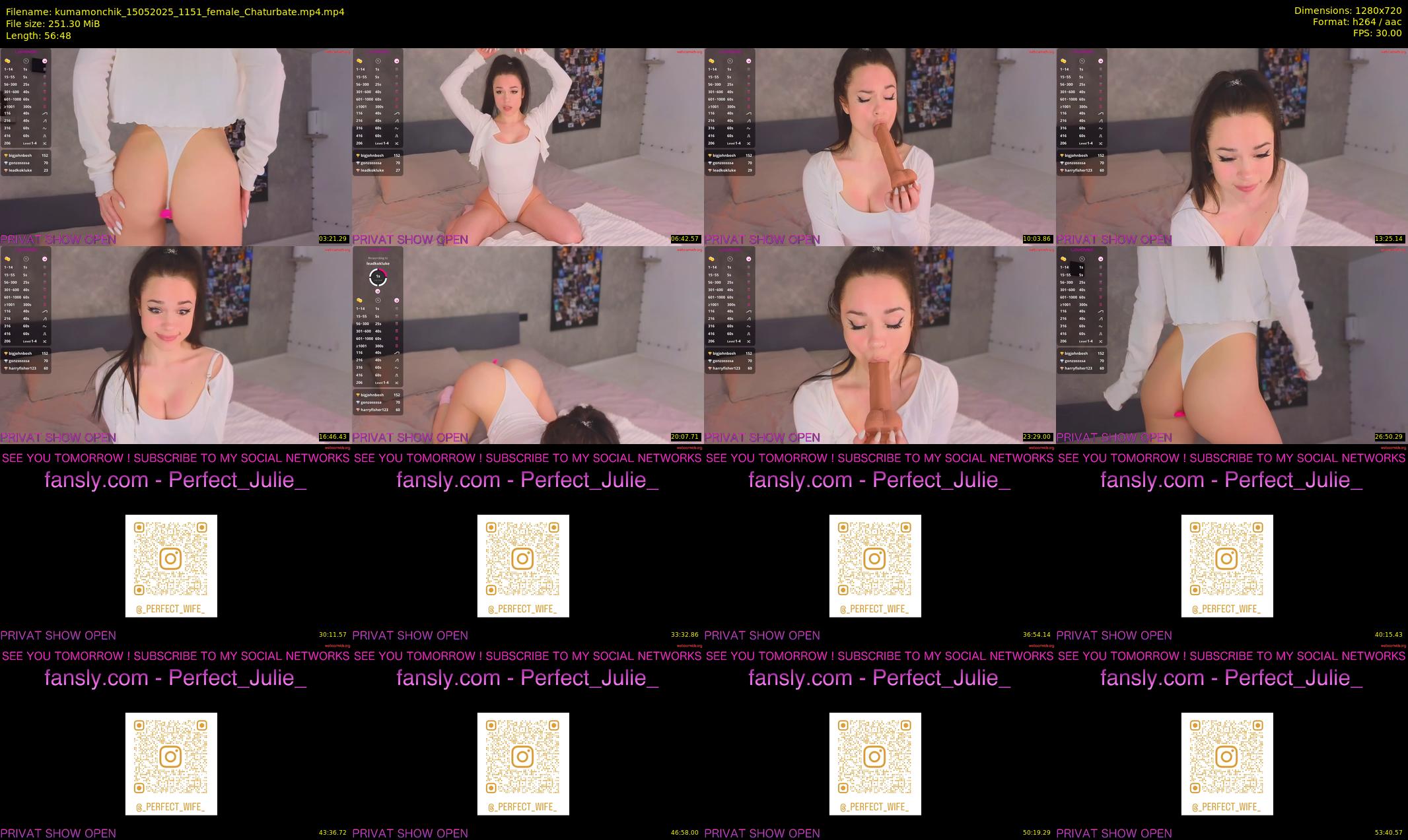kumamonchik — 57 minute Chaturbate couple cam show recording, 720p, May 15, 2025