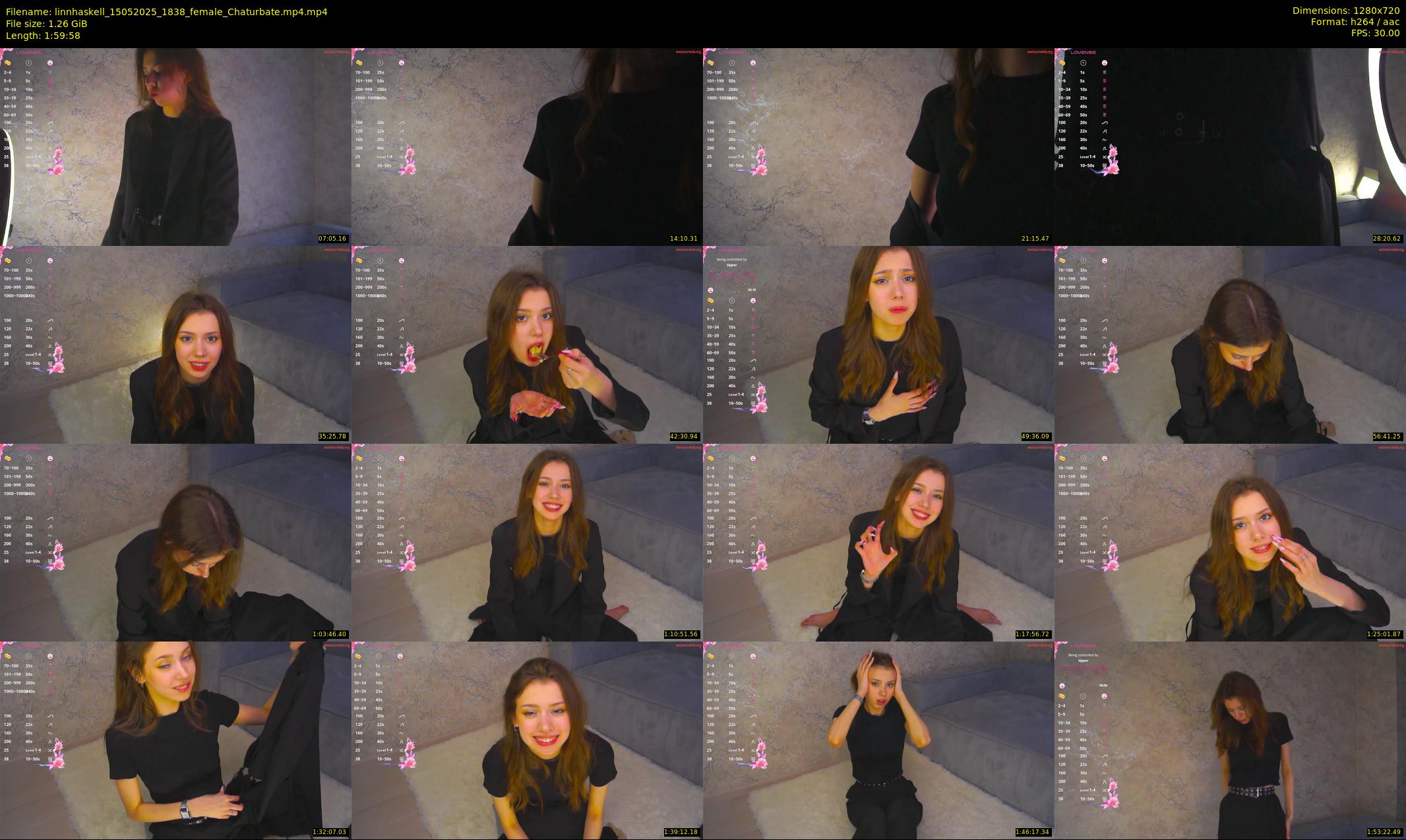 linnhaskell — 120 minute Chaturbate female cam show recording, 720p, May 15, 2025