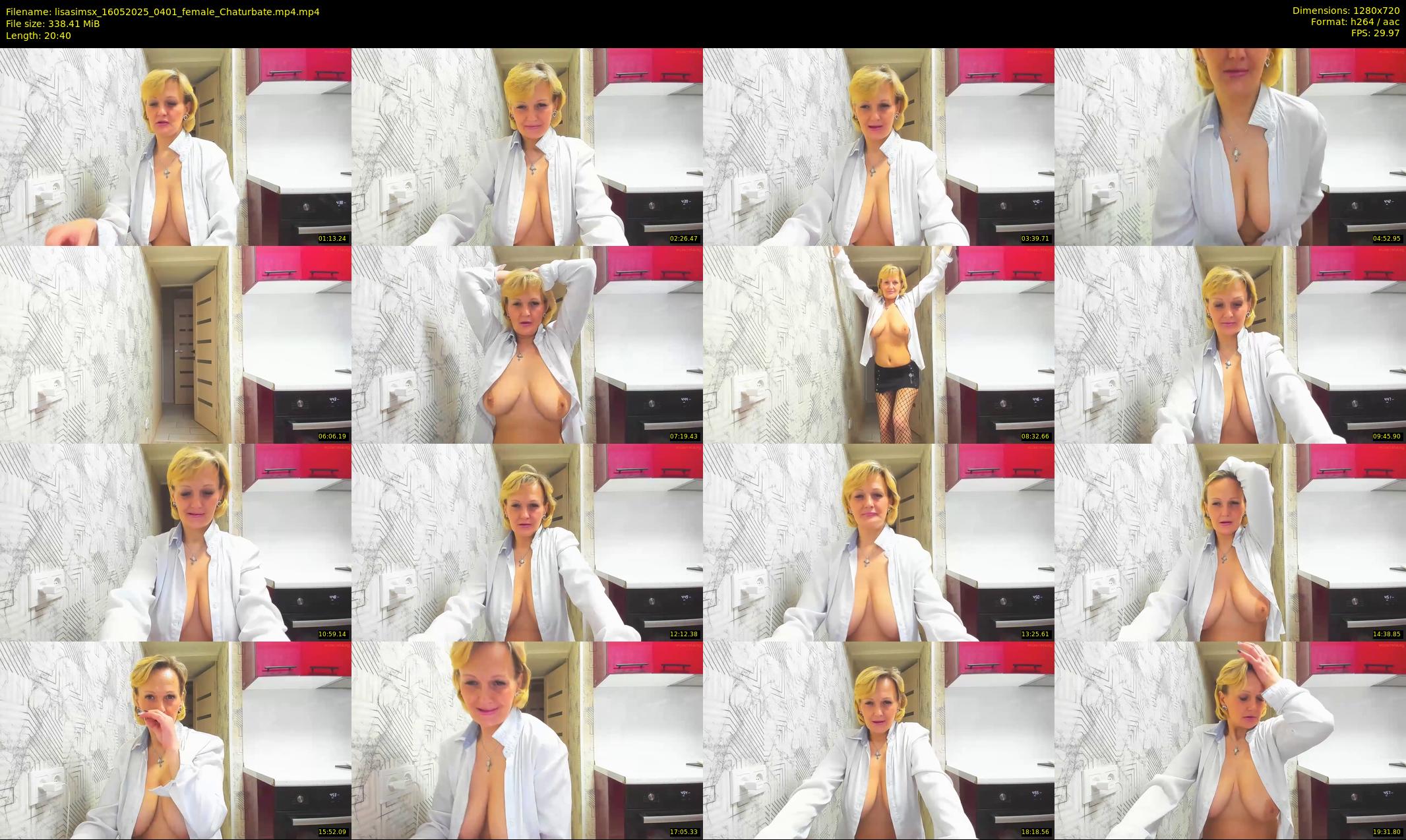 lisasimsx — 21 minute Chaturbate female cam show recording, 720p, May 16, 2025
