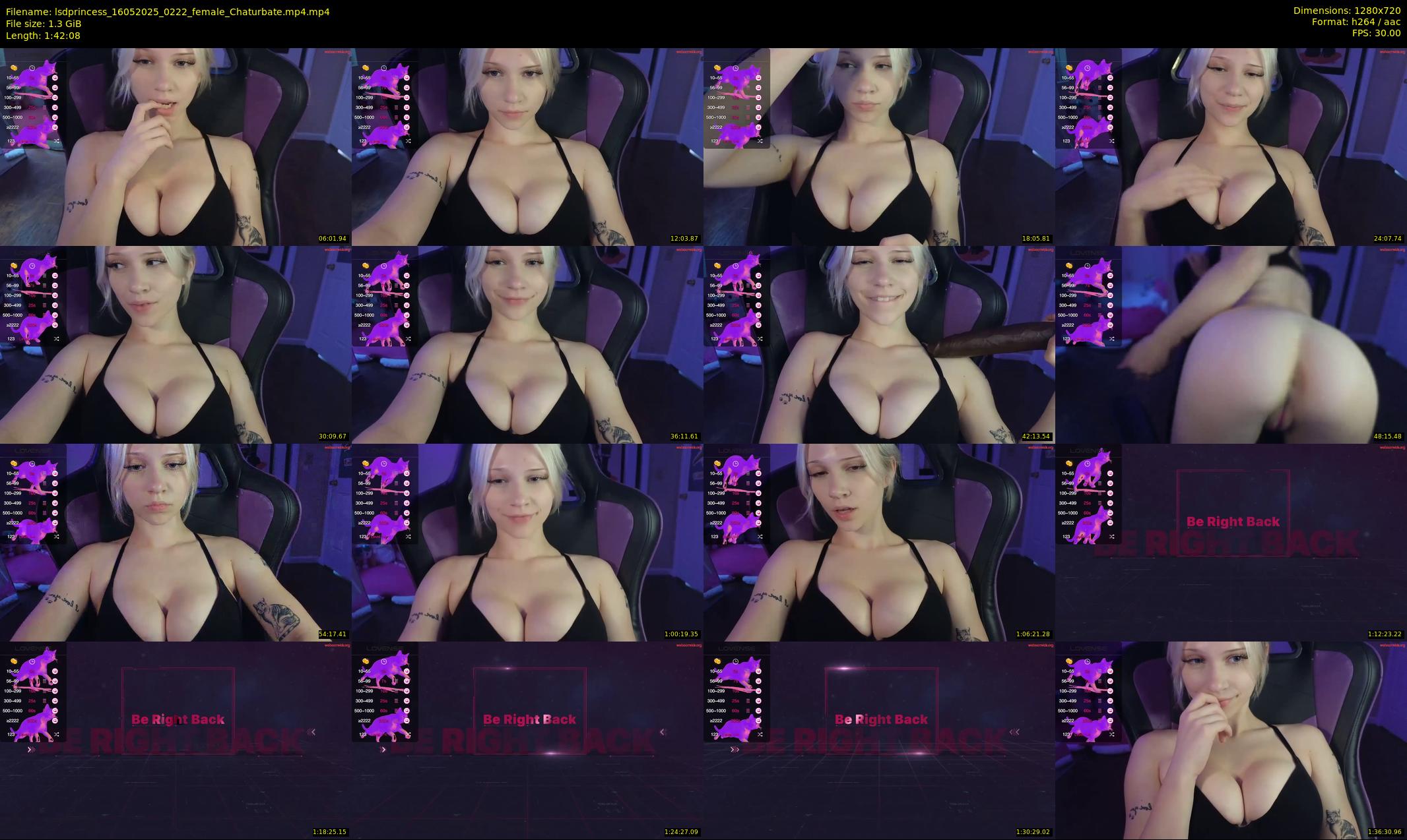 lsdprincess — 103 minute Chaturbate female cam show recording, 720p, May 16, 2025