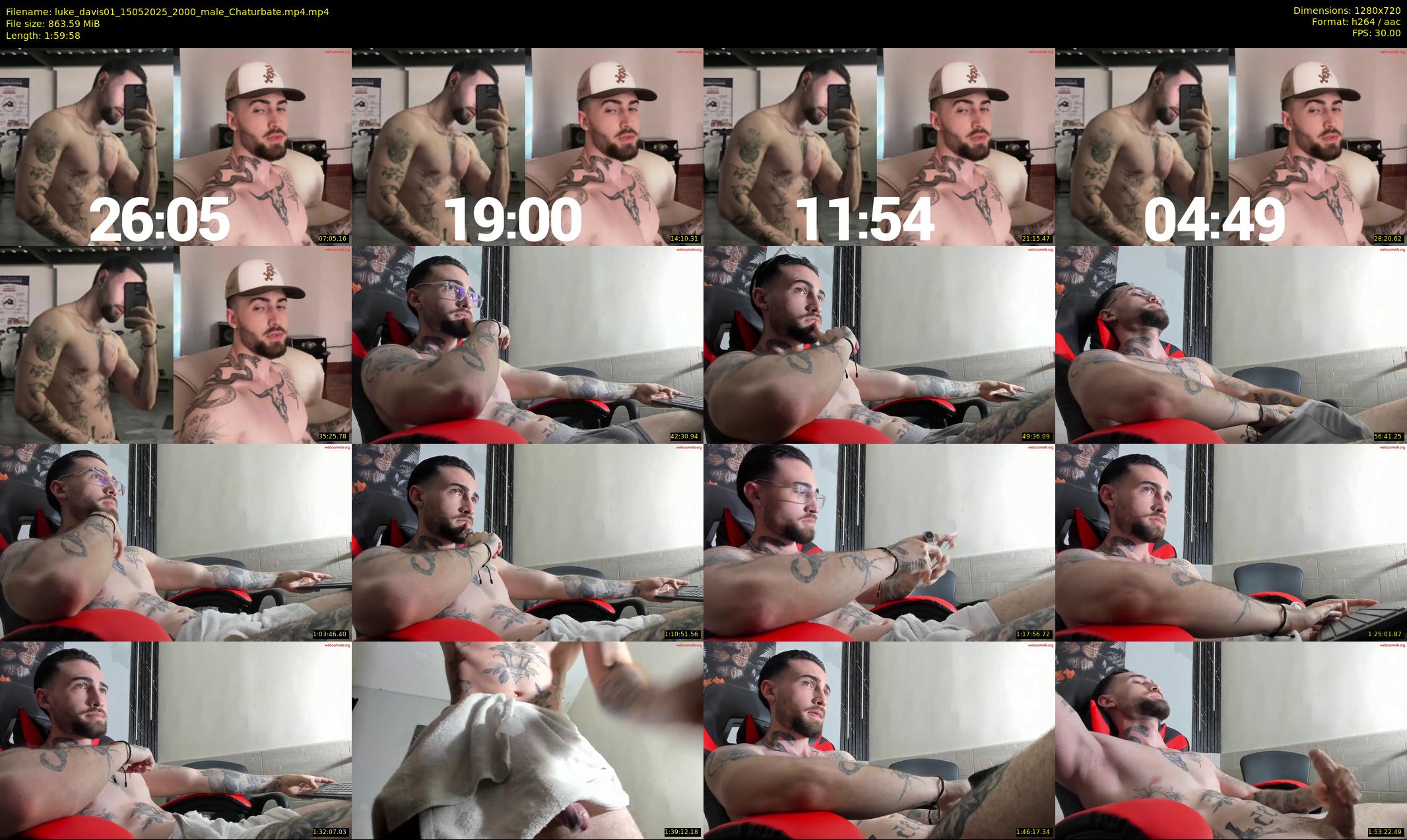 luke_davis01 — 120 minute Chaturbate male cam show recording, 720p, May 15, 2025