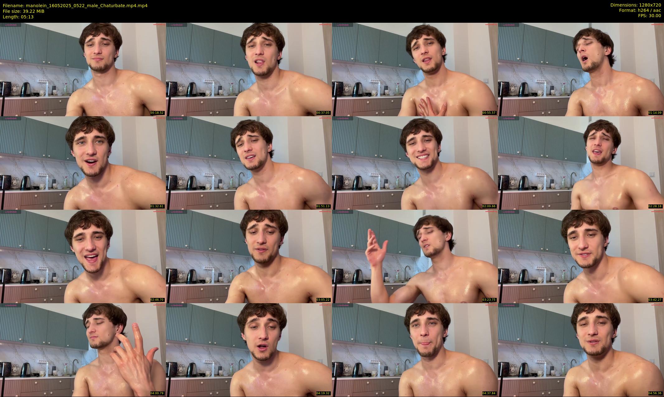 manolein — 6 minute Chaturbate male cam show recording, 720p, May 16, 2025