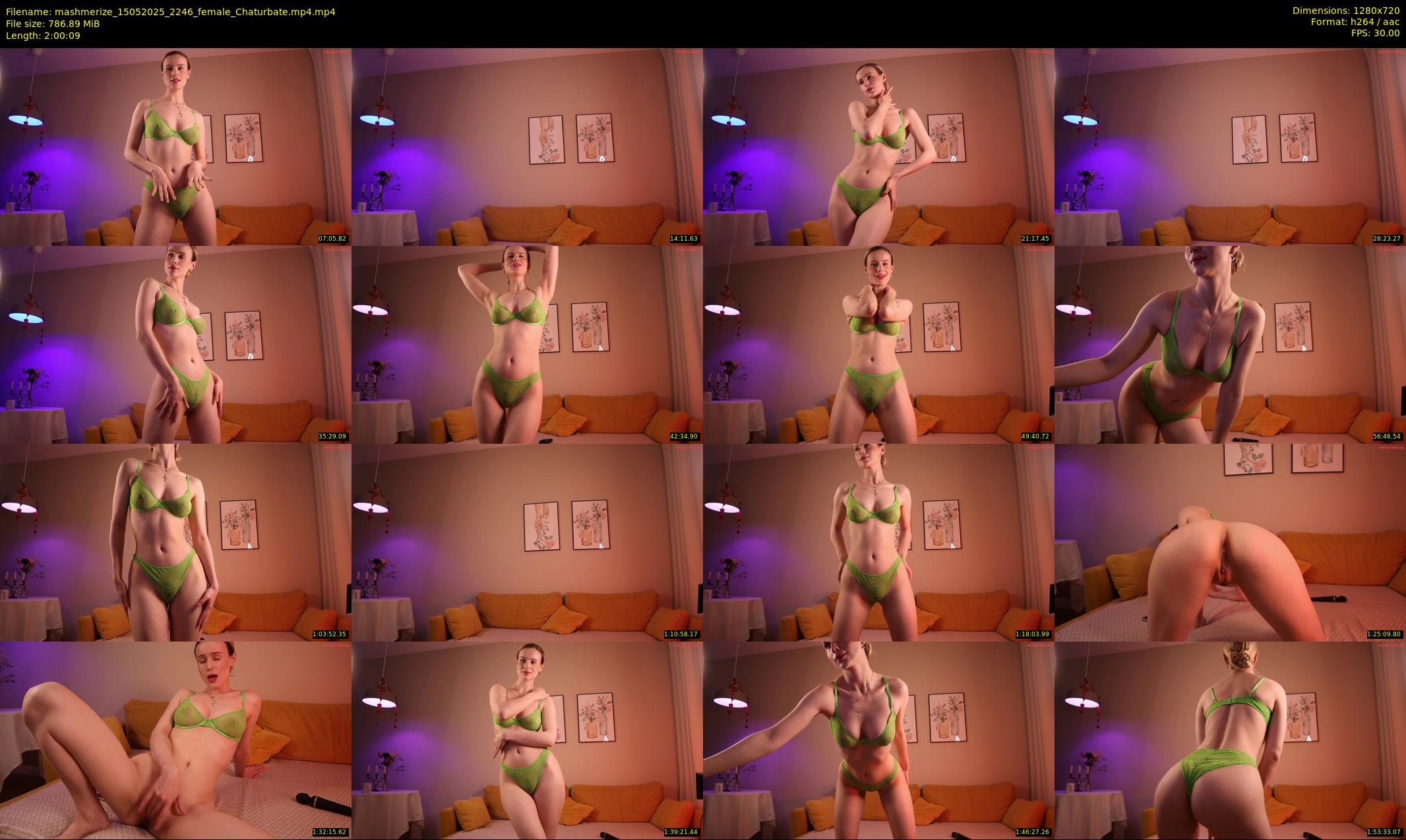 mashmerize — 121 minute Chaturbate female cam show recording, 720p, May 15, 2025