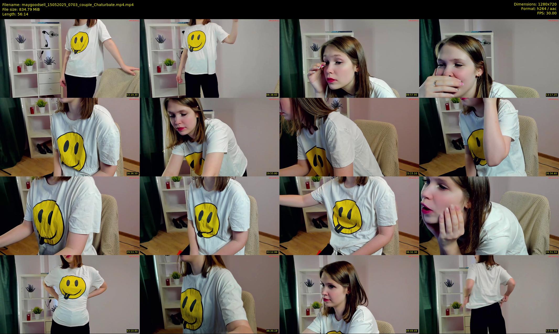maygoodsell — 57 minute Chaturbate couple cam show recording, 720p, May 15, 2025