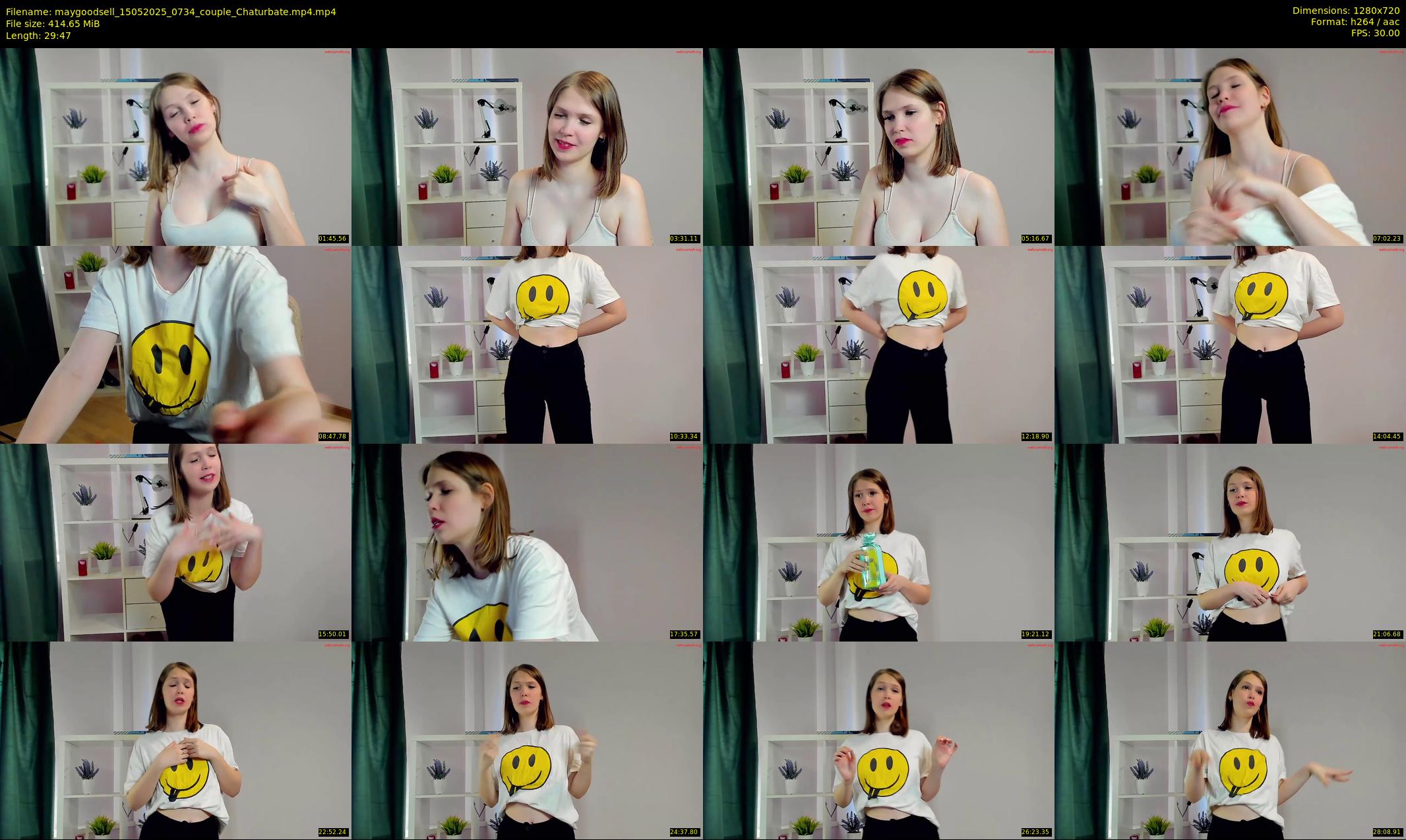 maygoodsell — 30 minute Chaturbate couple cam show recording, 720p, May 15, 2025